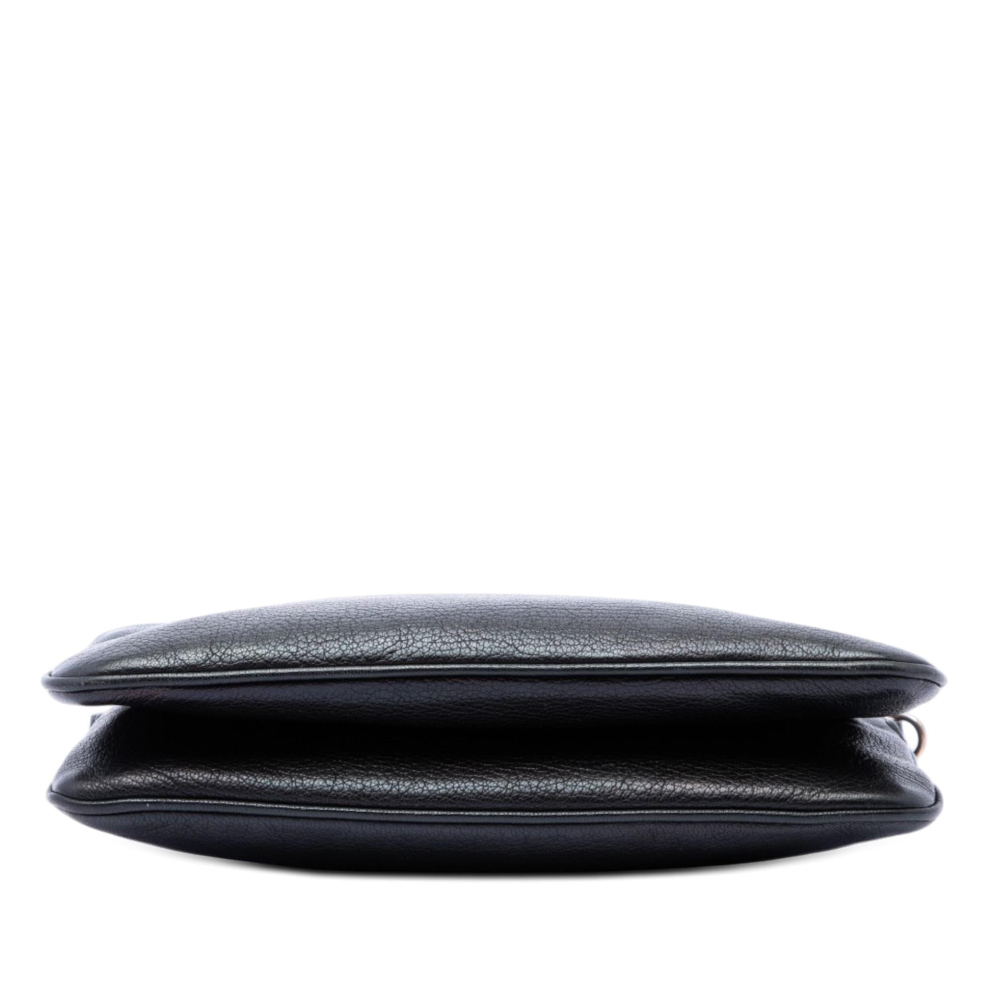 Miu Miu Goatskin Madras Double Zip Crossbody