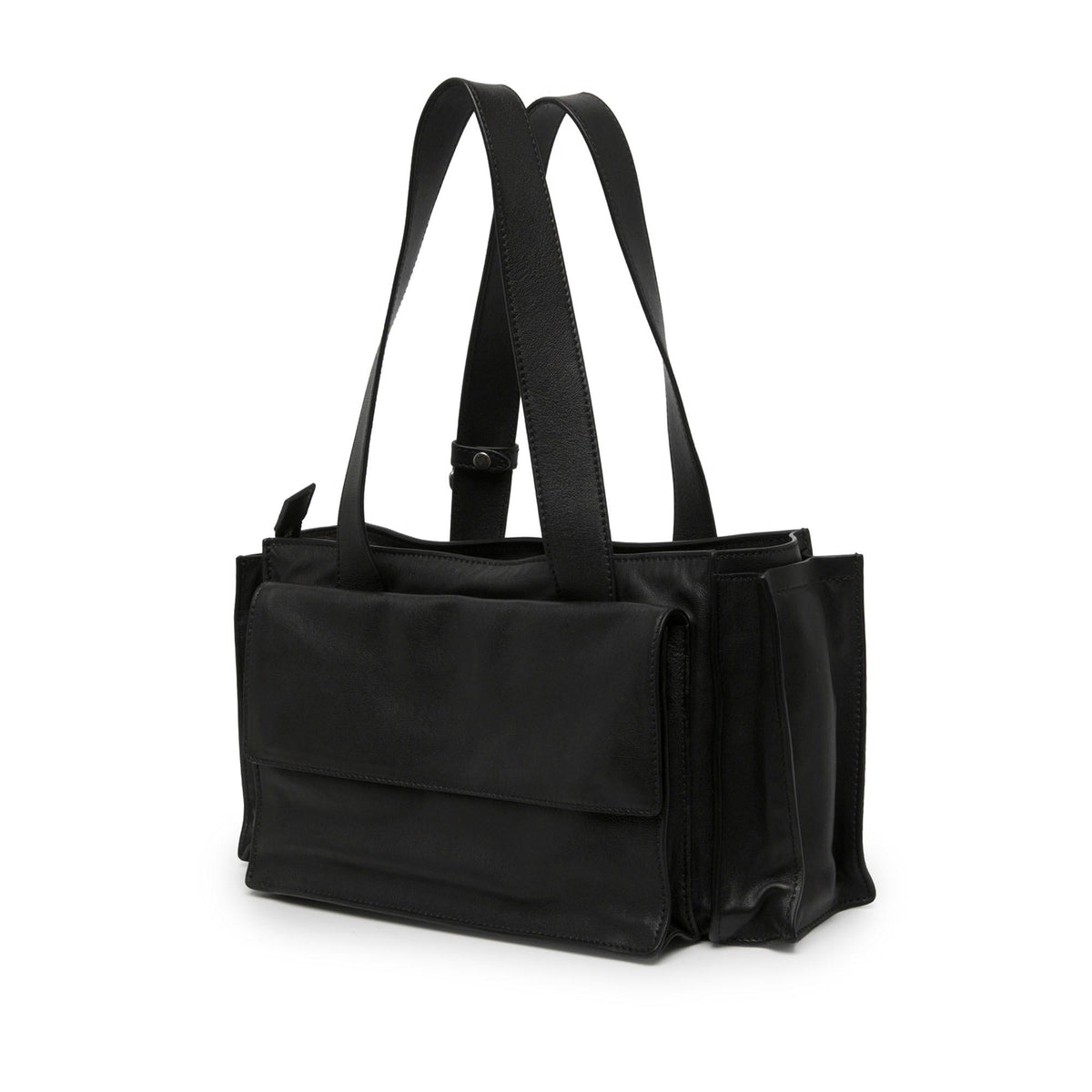 Miu Miu Lambskin Utilitaire Shopping Bag