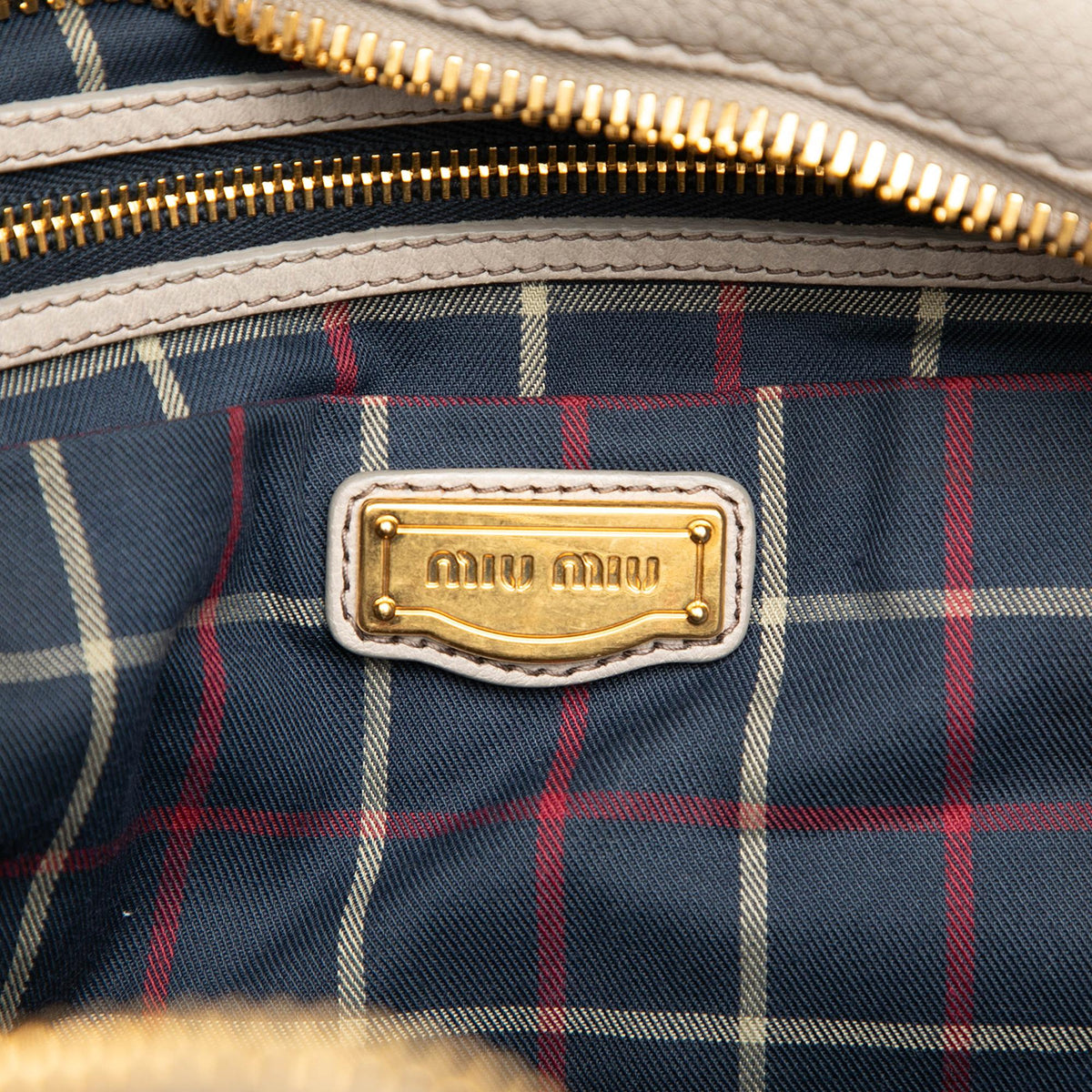 Miu Miu Leather Satchel
