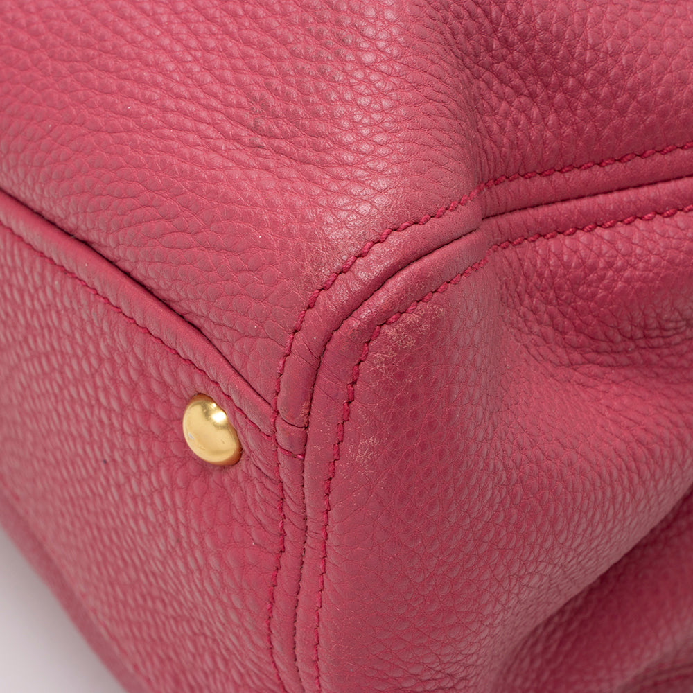 Miu Miu Leather Small Tote (SHF-15053)