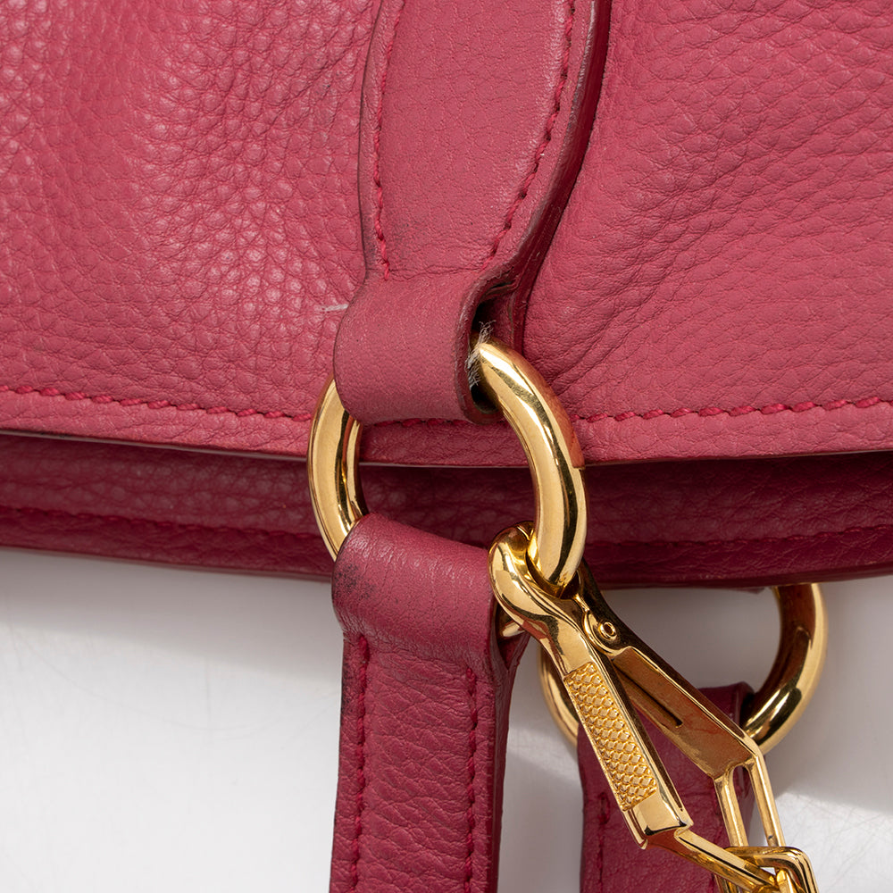 Miu Miu Leather Small Tote (SHF-15053)