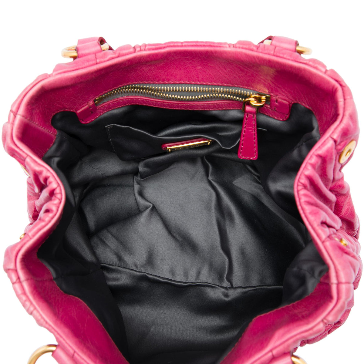 Miu Miu Matelasse Lambskin Coffer Satchel