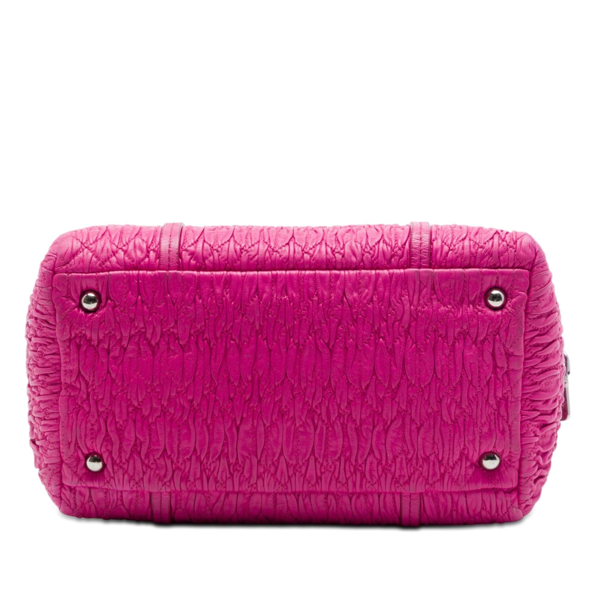 Miu Miu Matelasse Lambskin Shoulder Bag