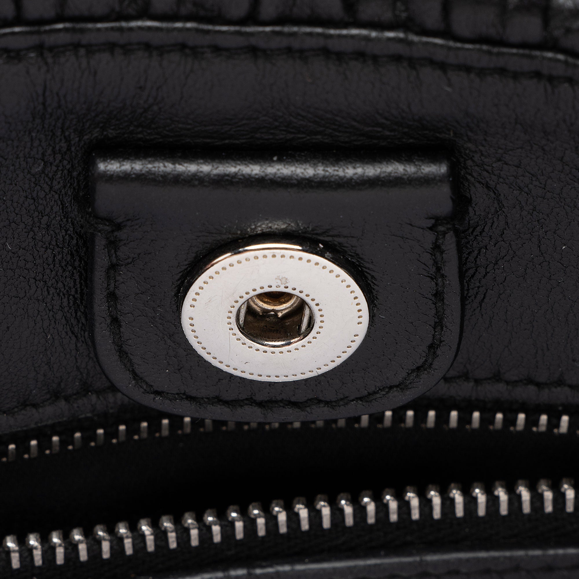 Miu Miu Matelasse Leather Crystal Medium Tote