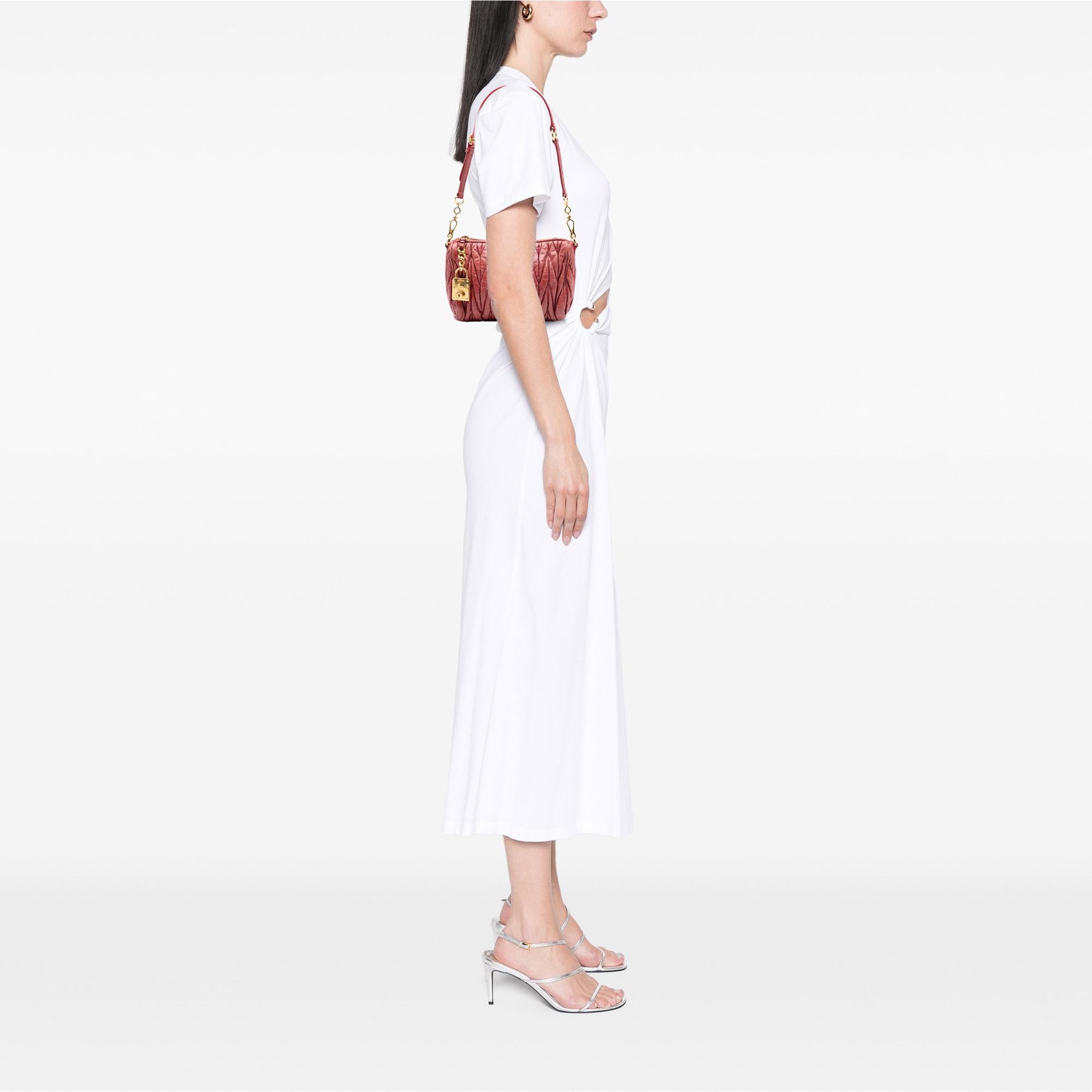 Miu Miu Matelasse Leather Shoulder Bag