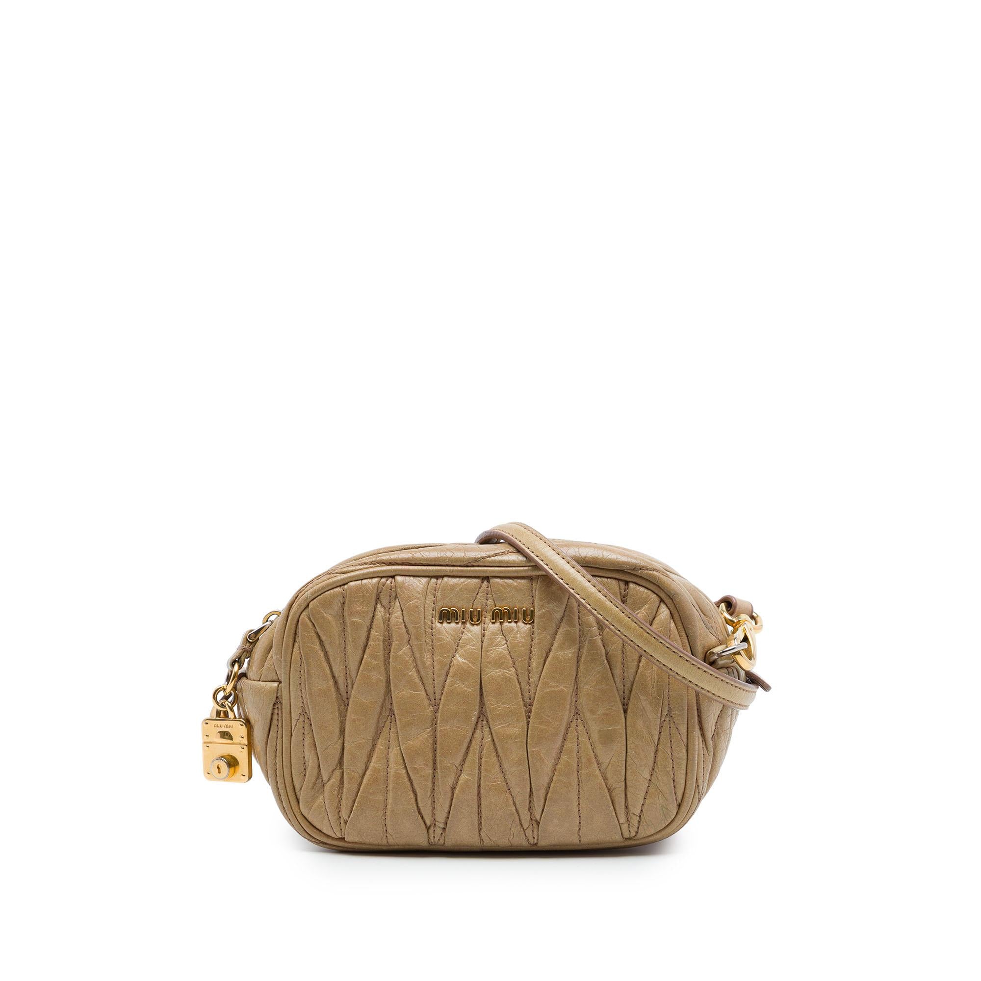 Miu Miu Matelasse Nappa Camera Bag