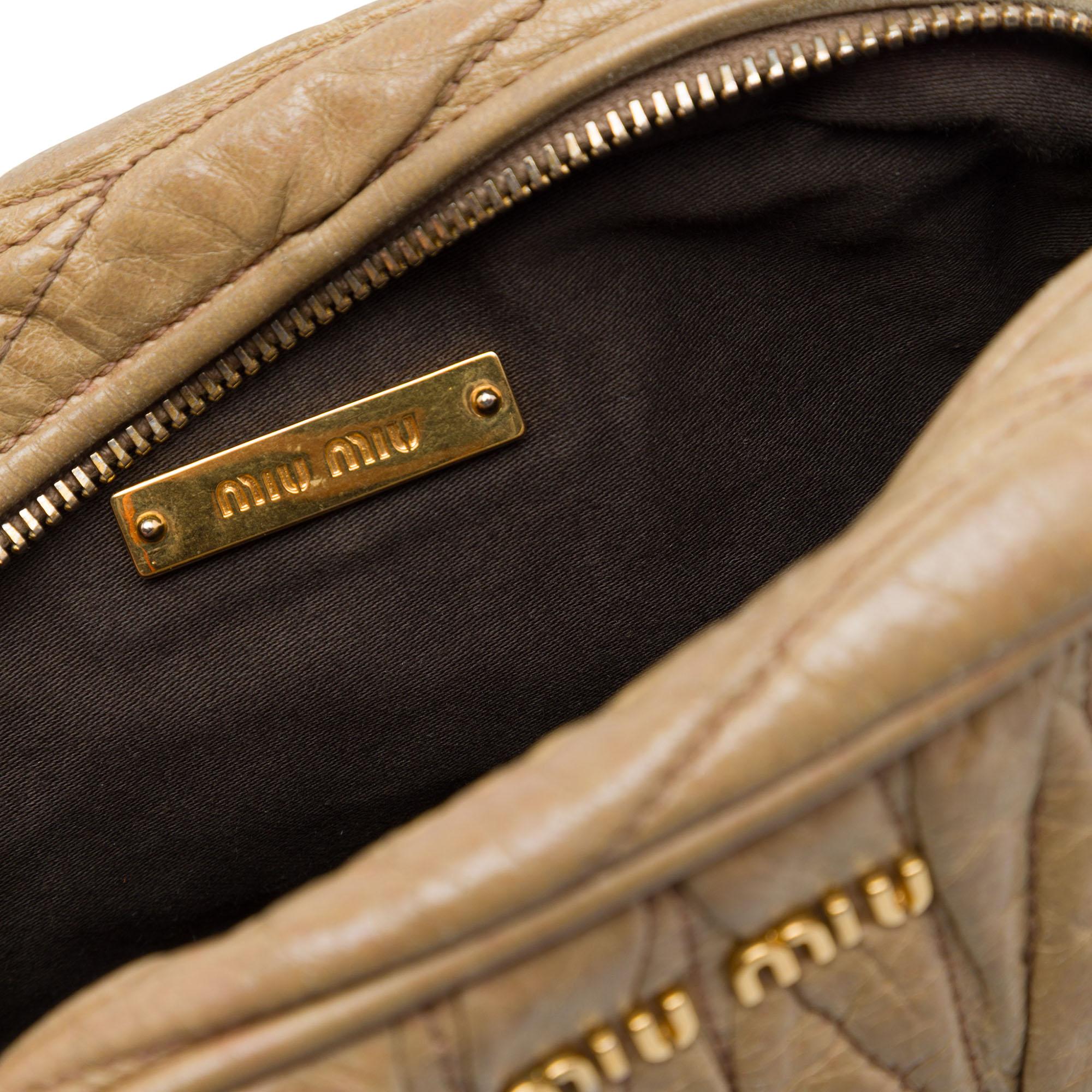 Miu Miu Matelasse Nappa Camera Bag