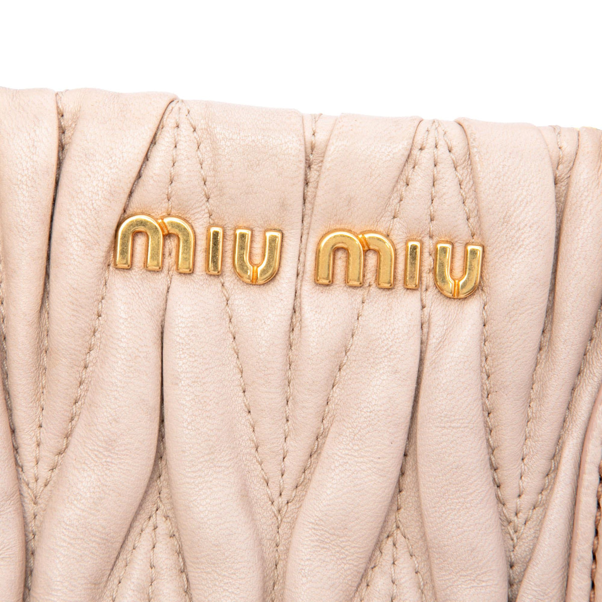 Miu Miu Matelasse Nappa Convertible Tote