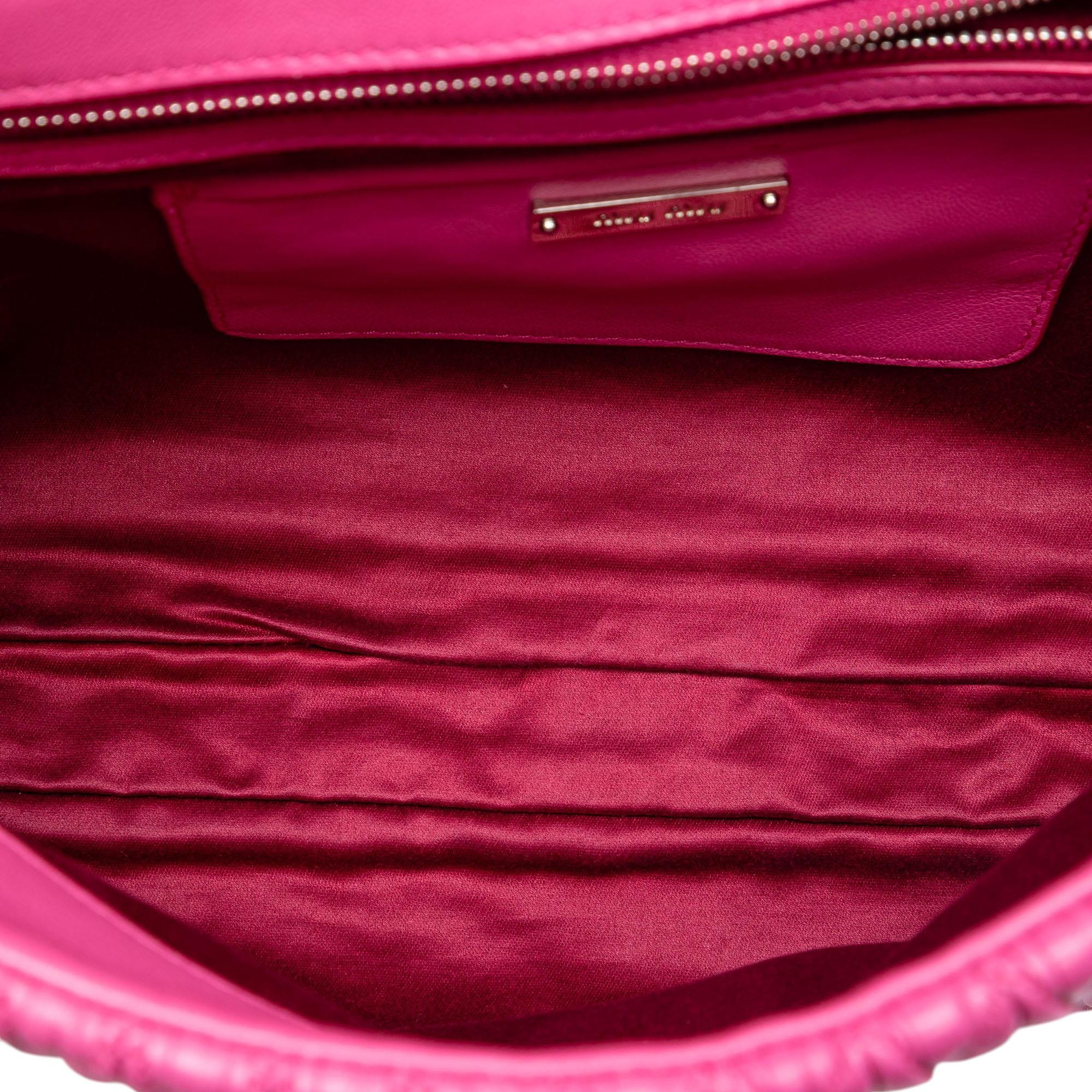 Miu Miu Matelasse Nappa Crystal Chain Satchel