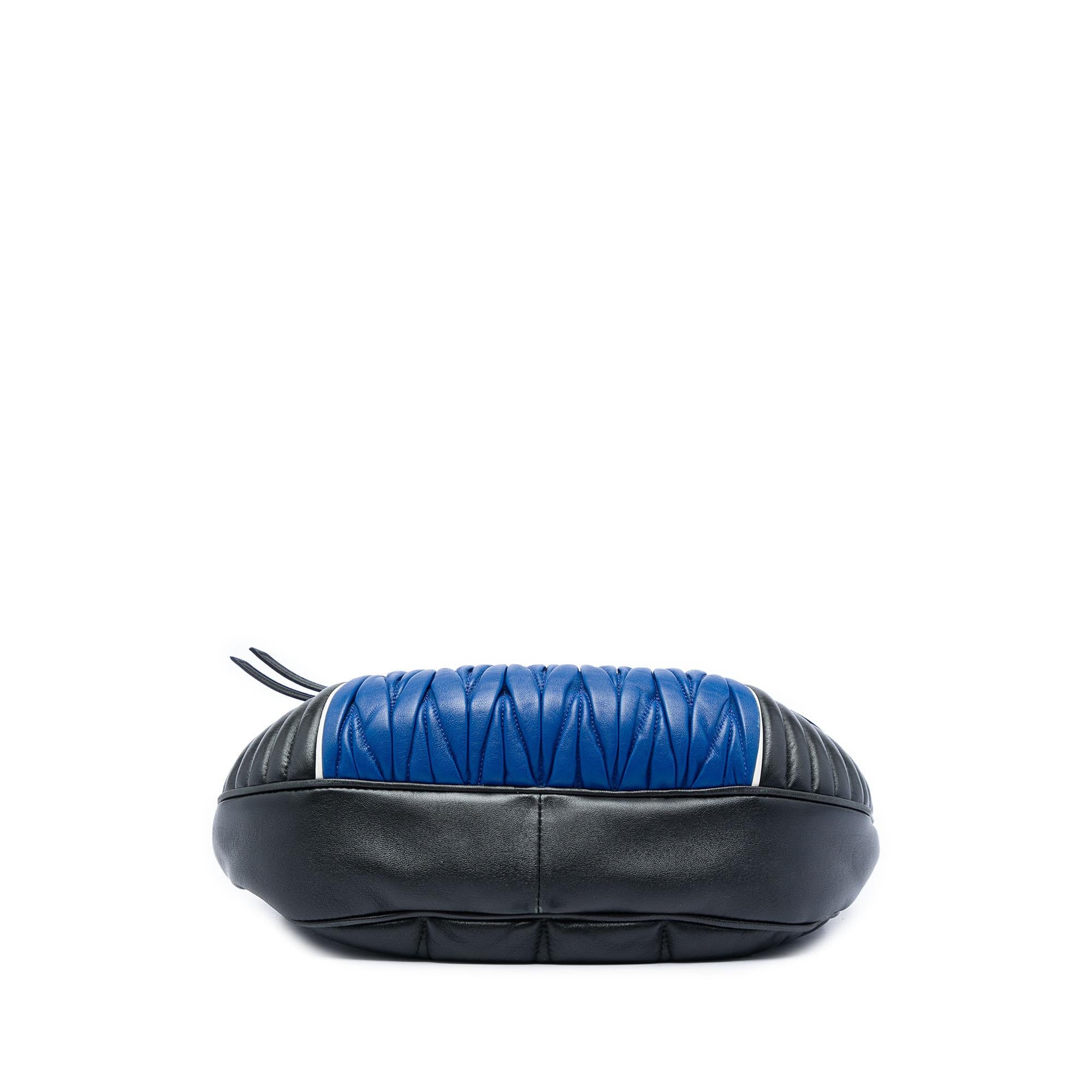 Miu Miu Matelasse Tricolor Nappa Rider Shoulder Bag