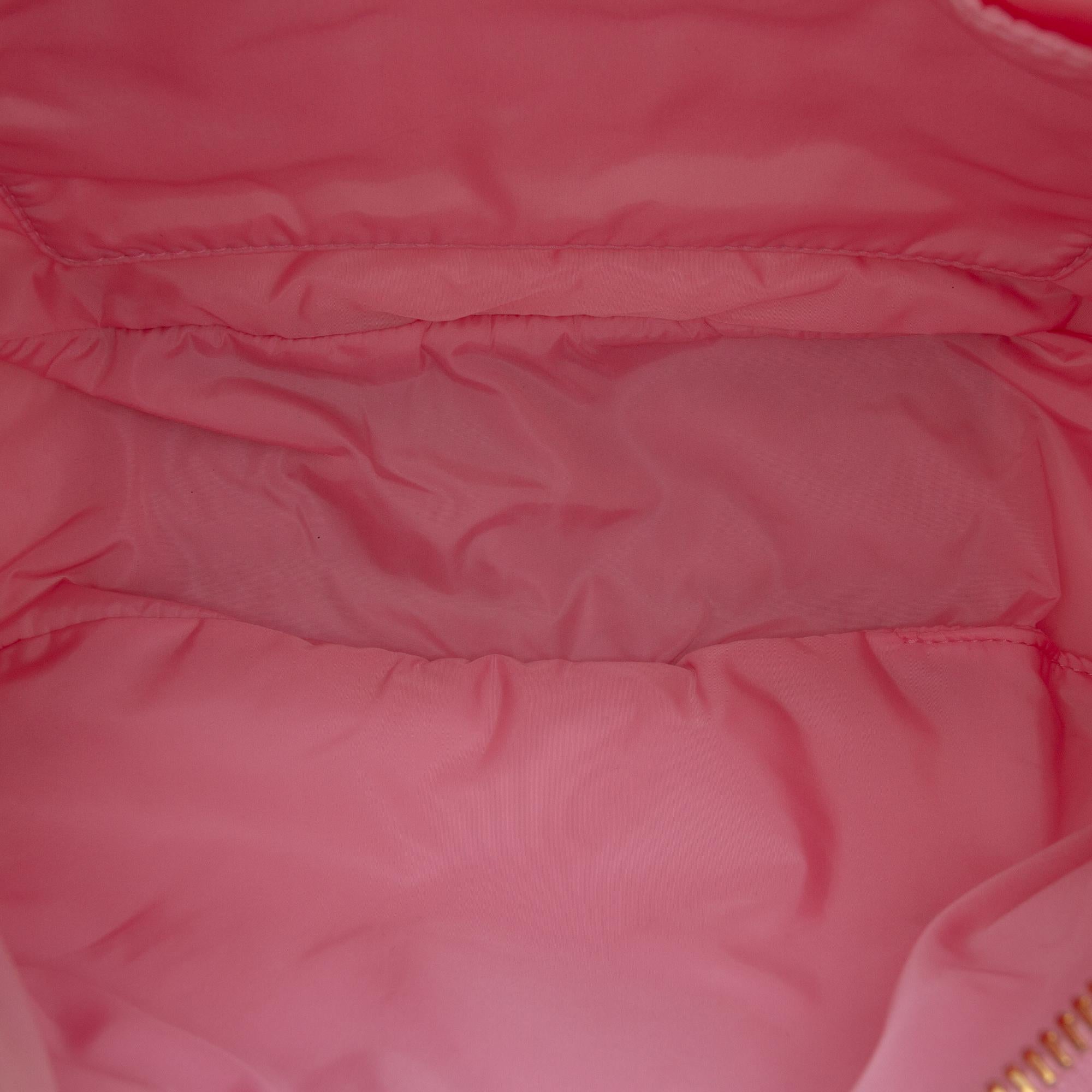 Miu Miu Medium Matelasse Tessuto Wander Hobo