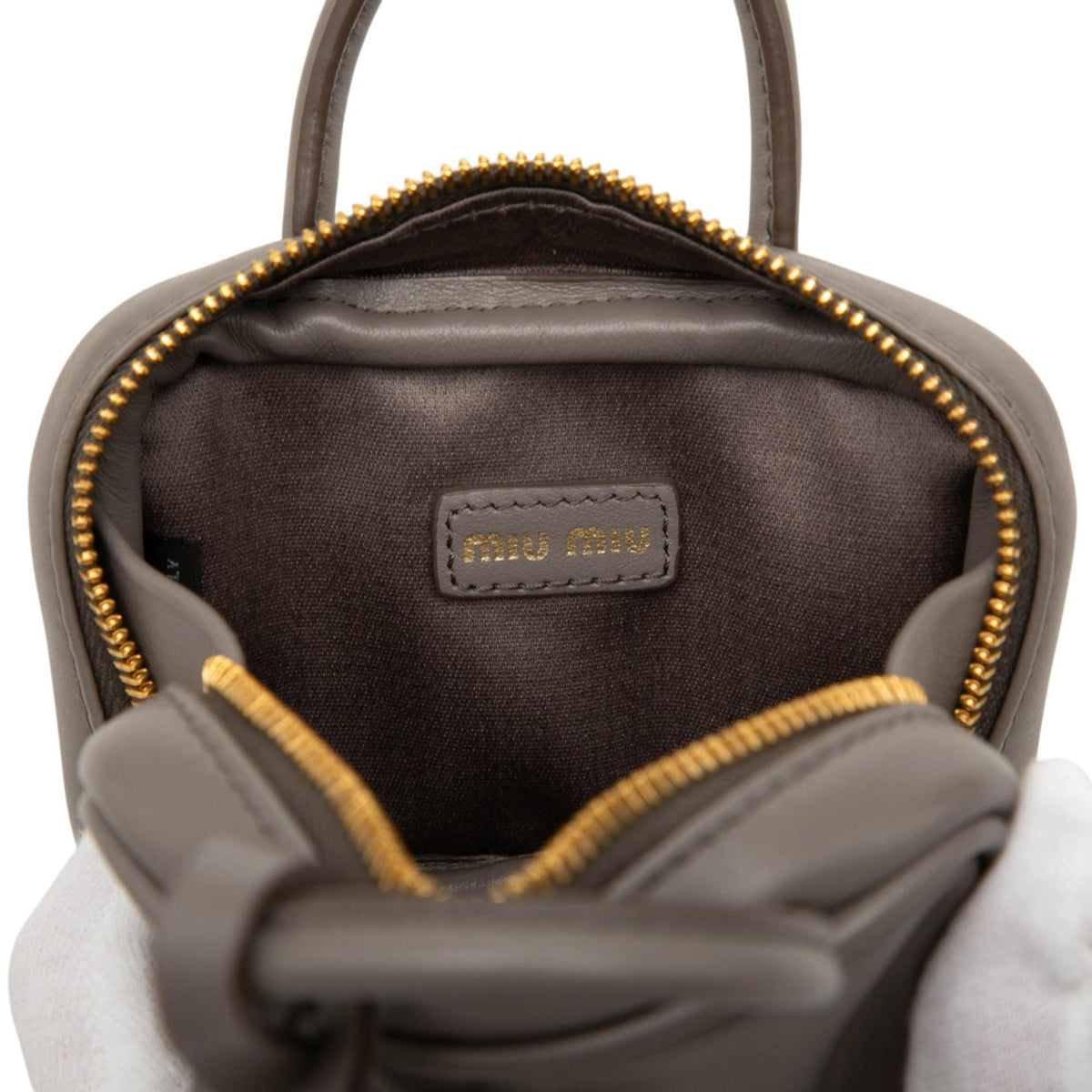 Miu Miu Micro Calfskin Softy Beau Bag