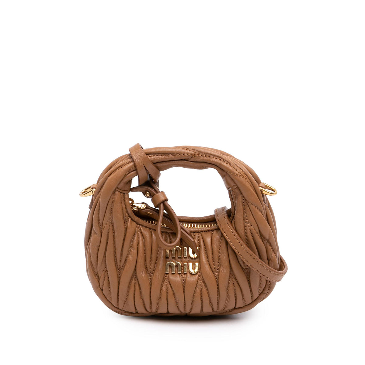 Miu Miu Micro Nappa Matelasse Wander Bag