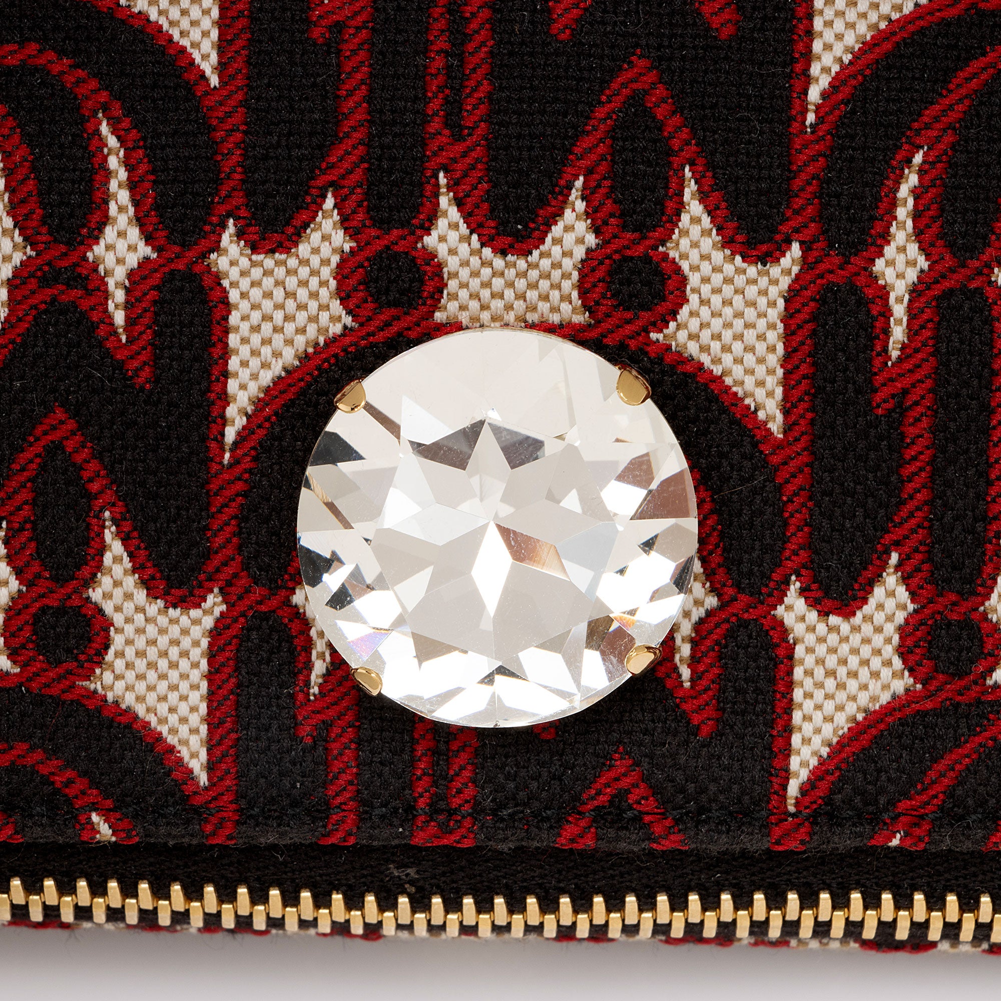 Miu Miu Monogram Jacquard Madras Crossbody Bag (SHF-Z3G2Rc)