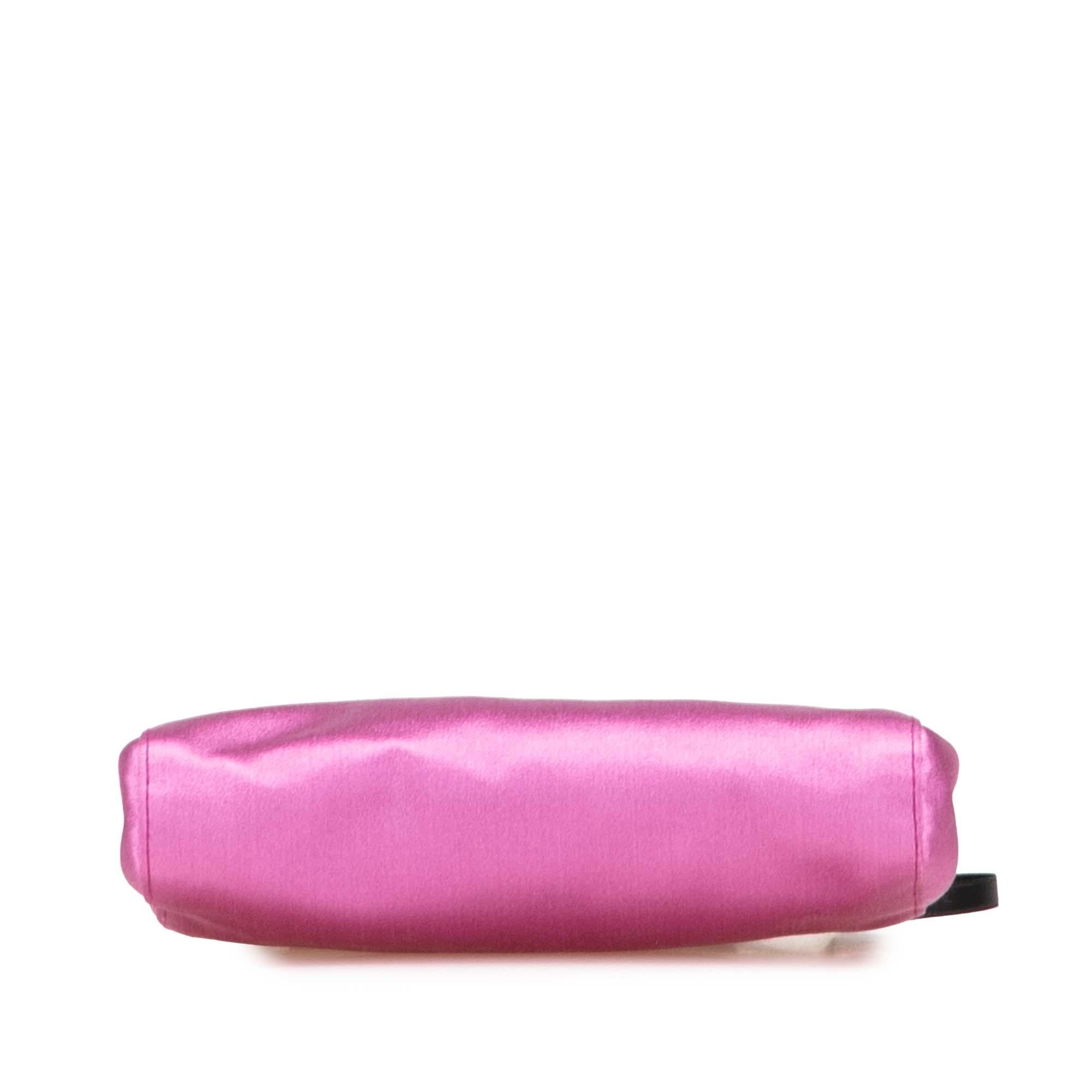 Miu Miu Satin Clasp Clutch on Strap