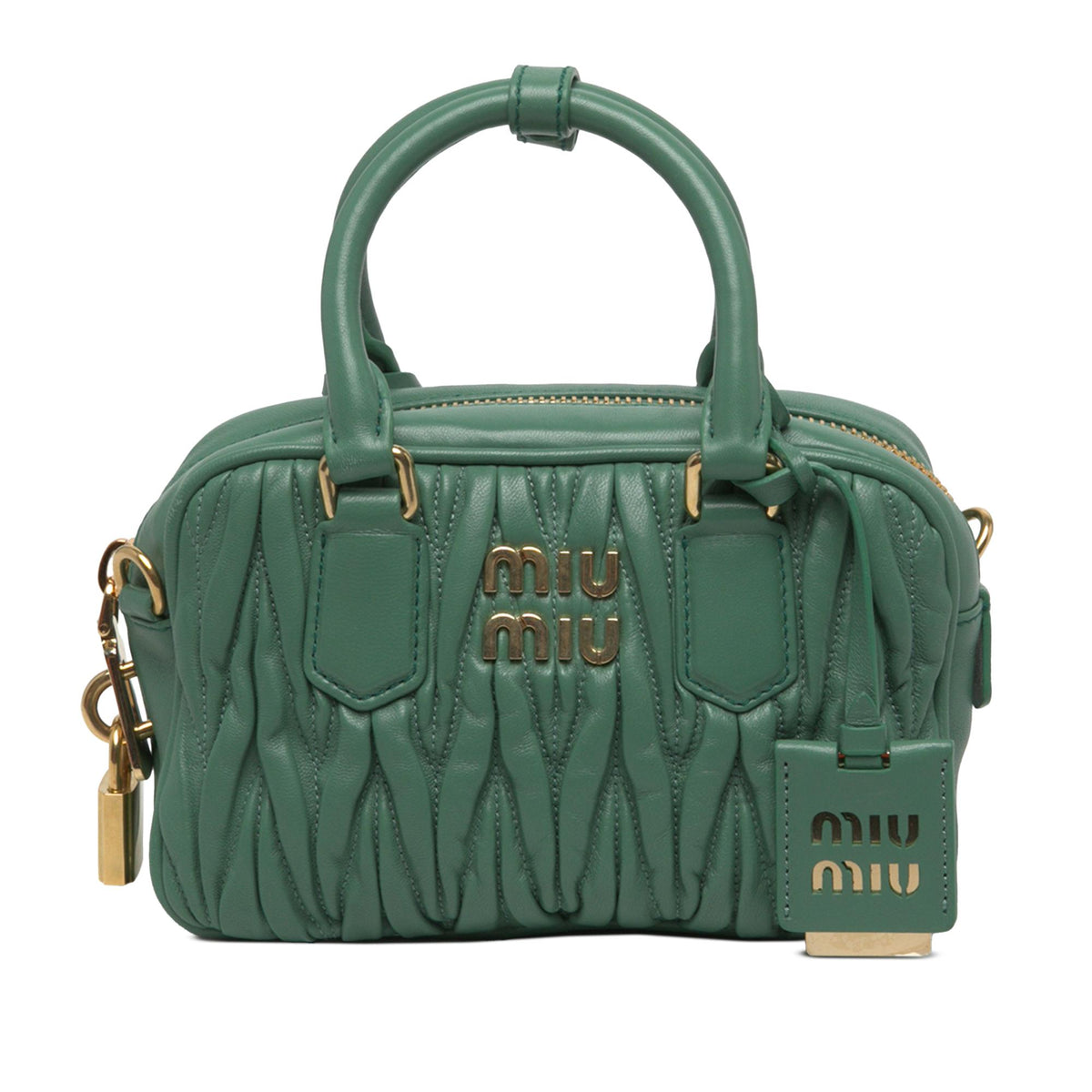 Miu Miu Small Matelasse Nappa Arcadie Satchel