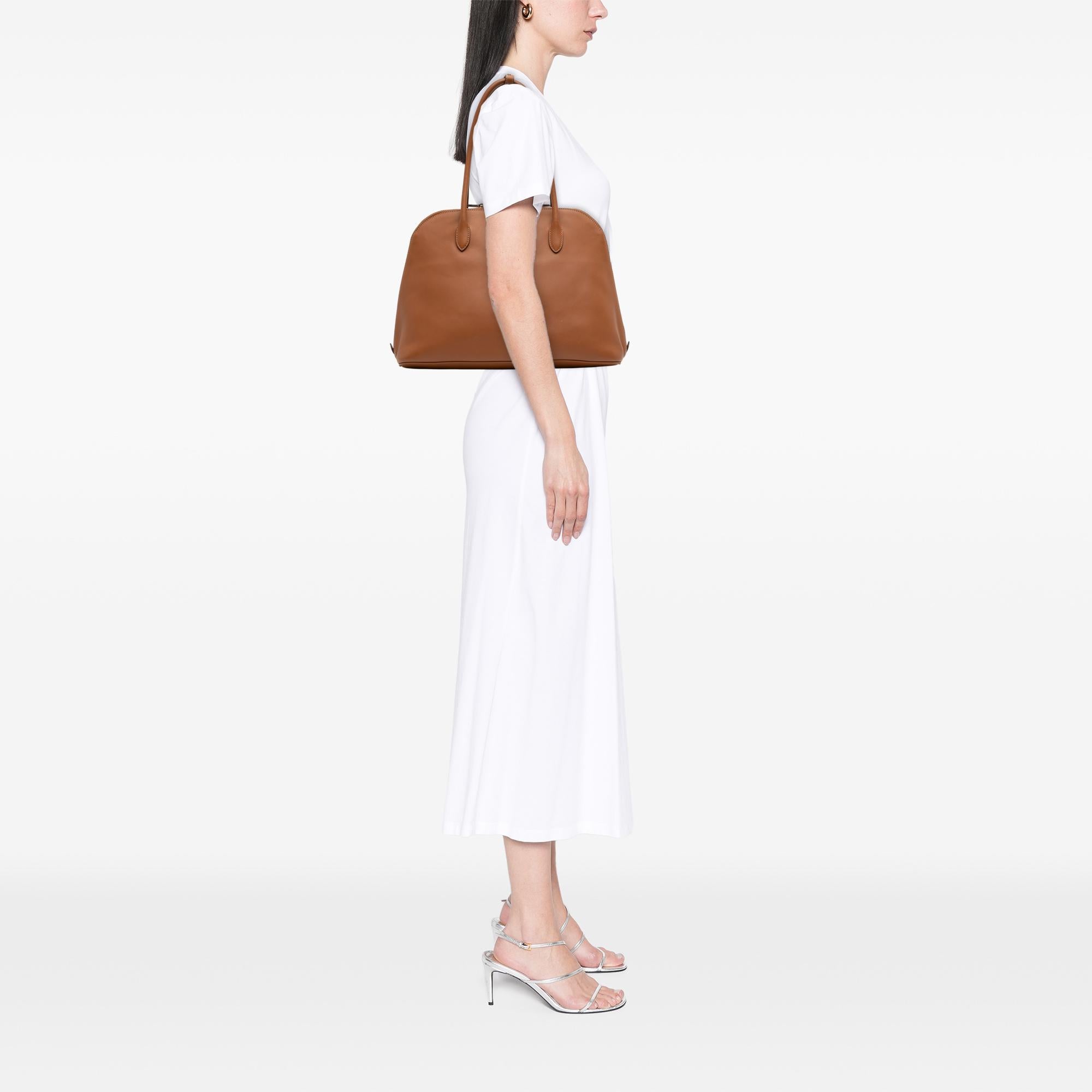 Miu Miu Softy Calfskin Embossed Logo Shoulder Bag