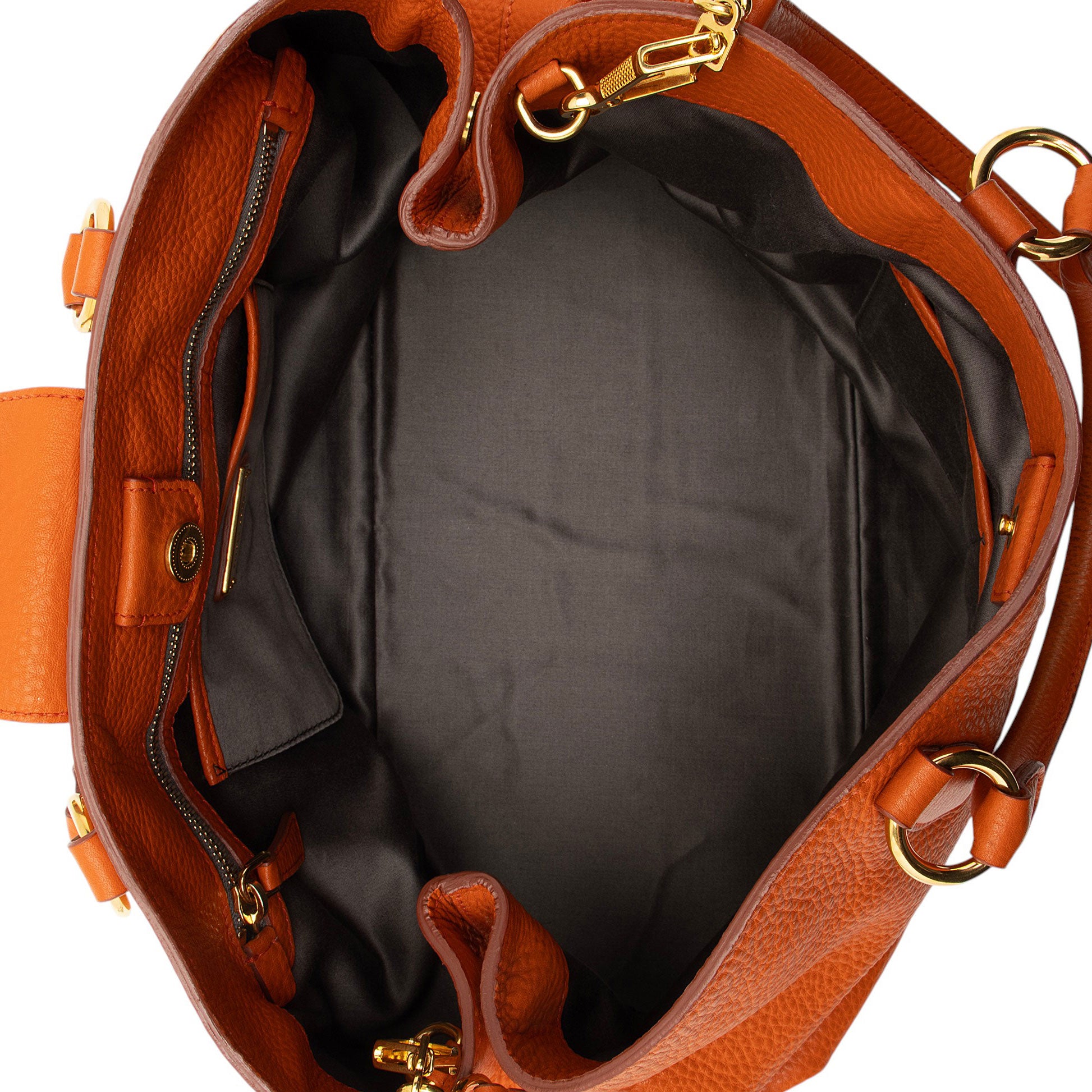 Miu Miu Vitello Caribu Convertible Tote