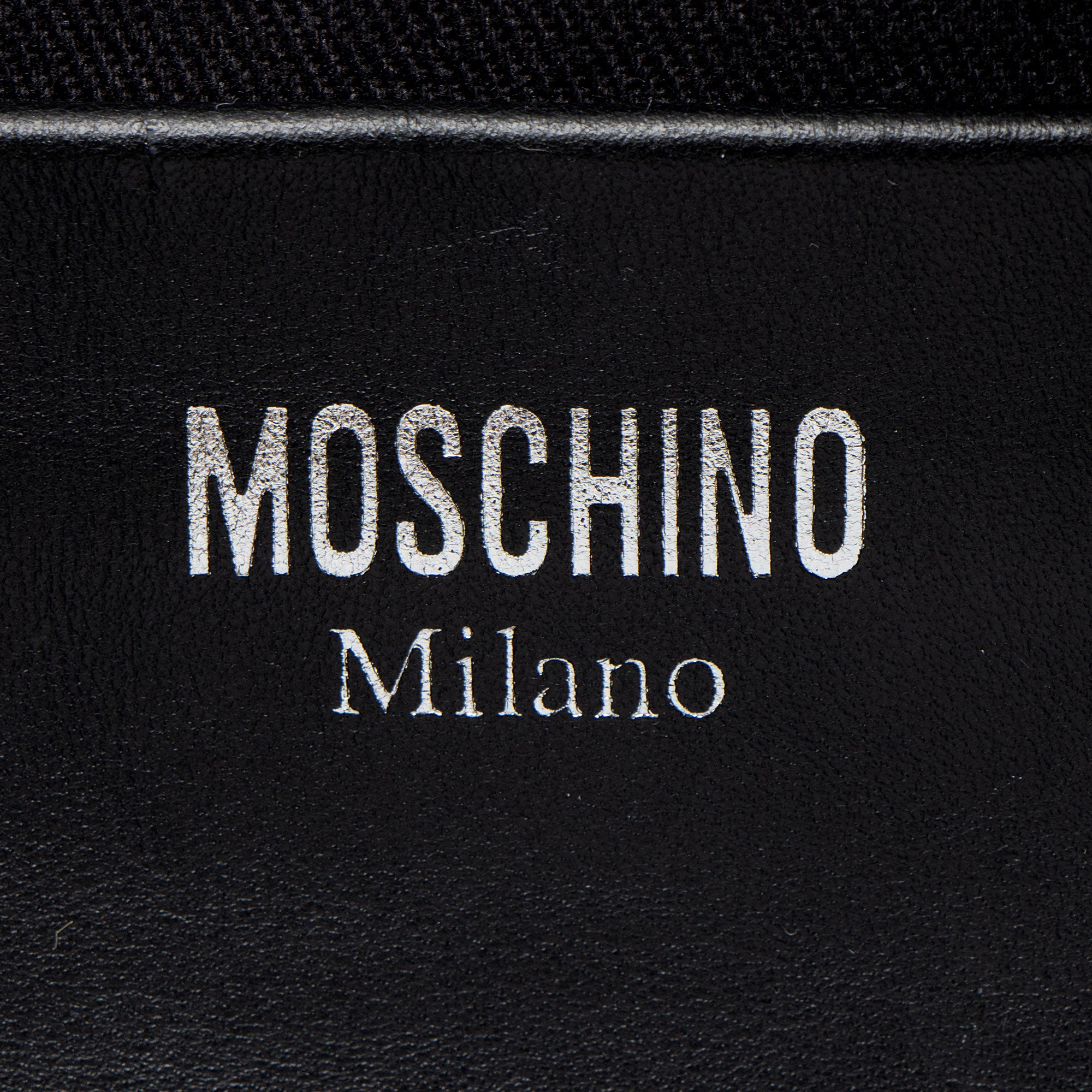 Moschino Canvas Logo Tote