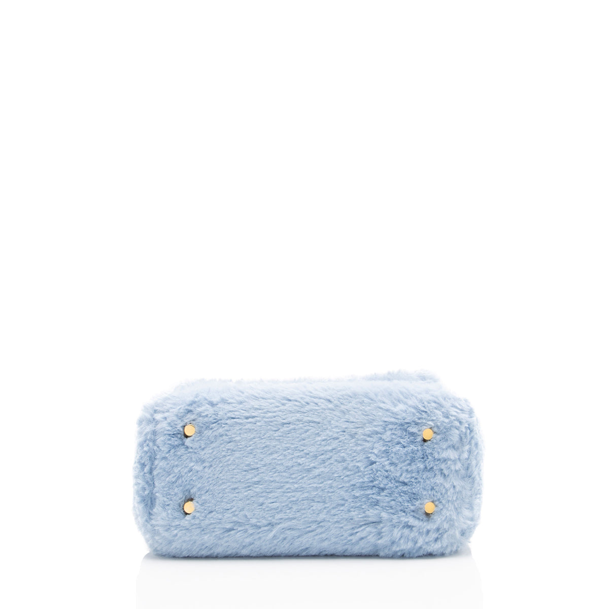 Moschino Faux Fur Logo Mini Flap Bag
