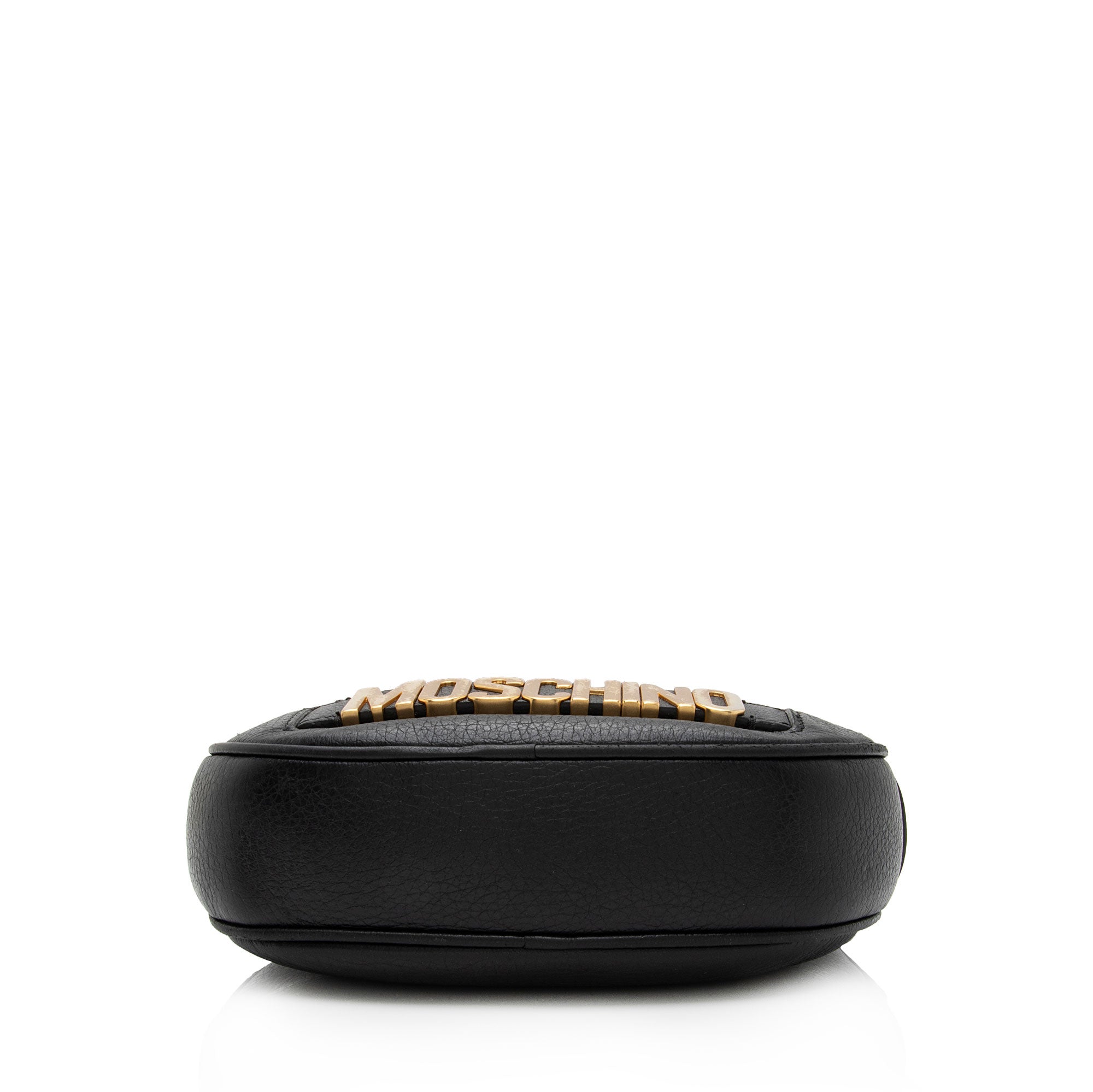 Moschino Leather Logo Shoulder Bag (SHF-Y2p2kN)