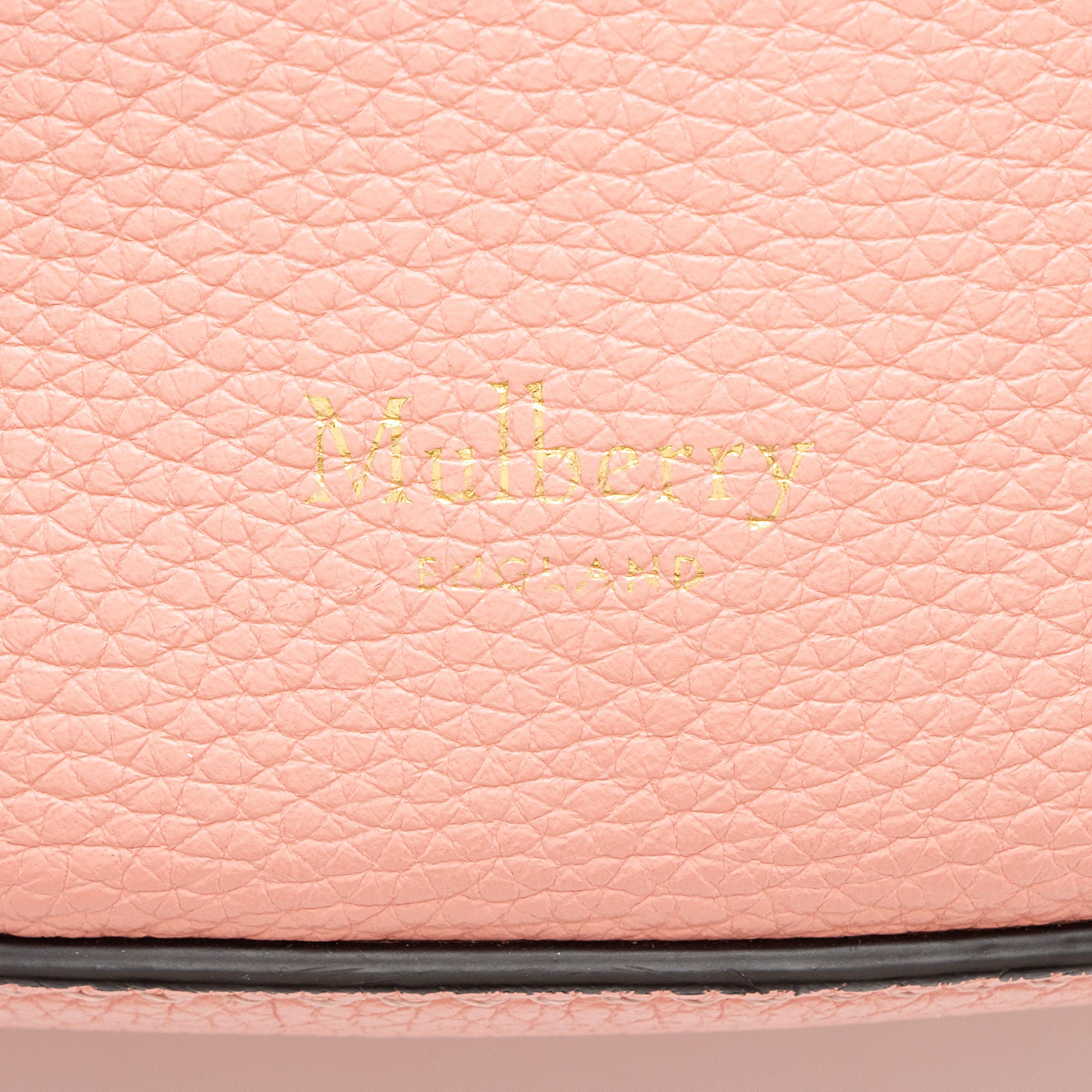 Mulberry Grained Leather Abbey Small Bucket Bag