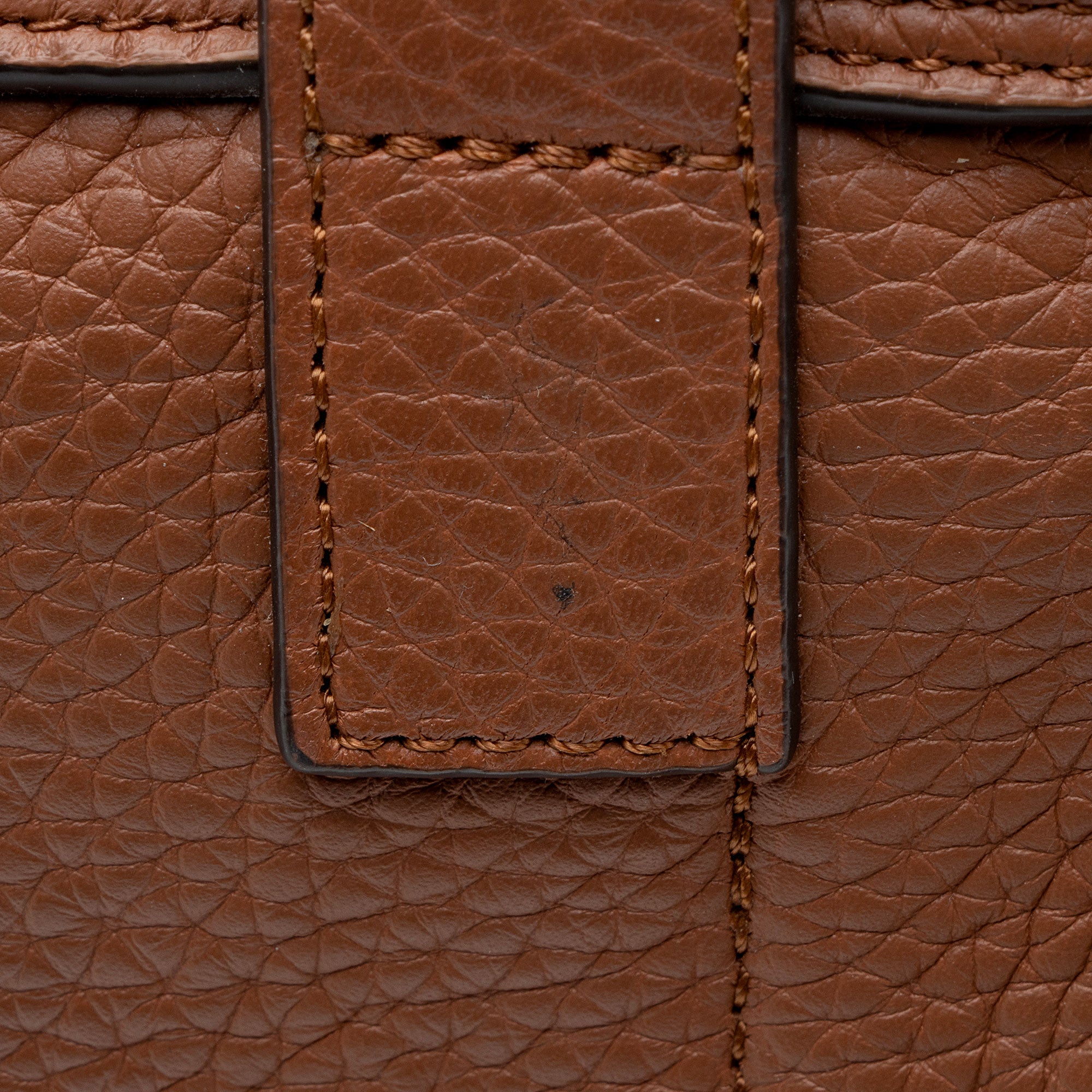 Mulberry Grained Leather Alexa Braided Top Handle