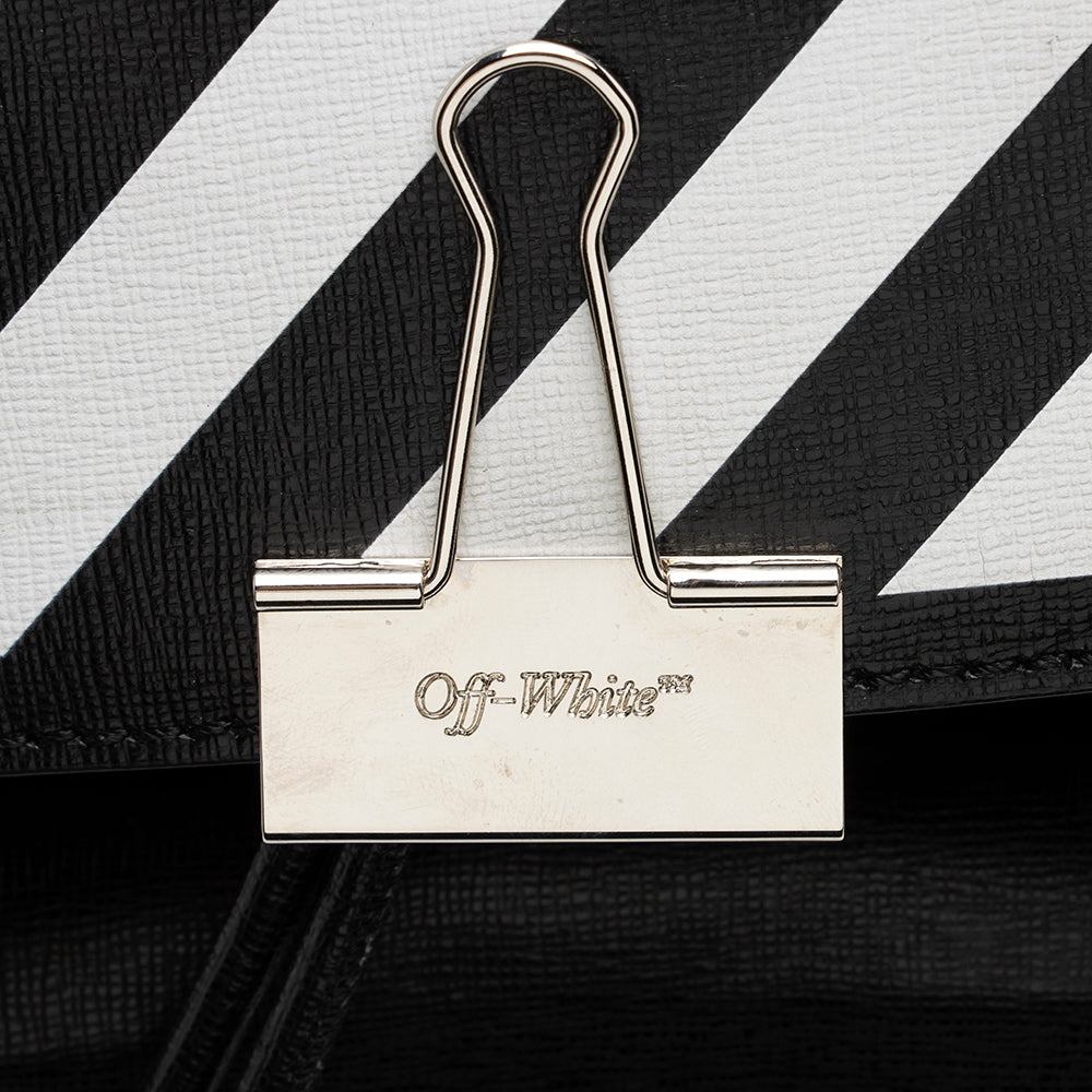 Off-White Diagonal Stripe Backpack (SHF-18082)
