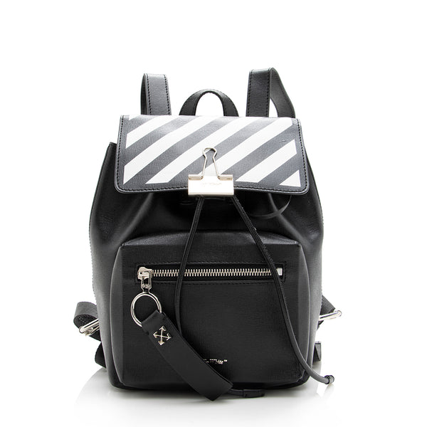 Off-White Diagonal Stripe Backpack (SHF-18082)