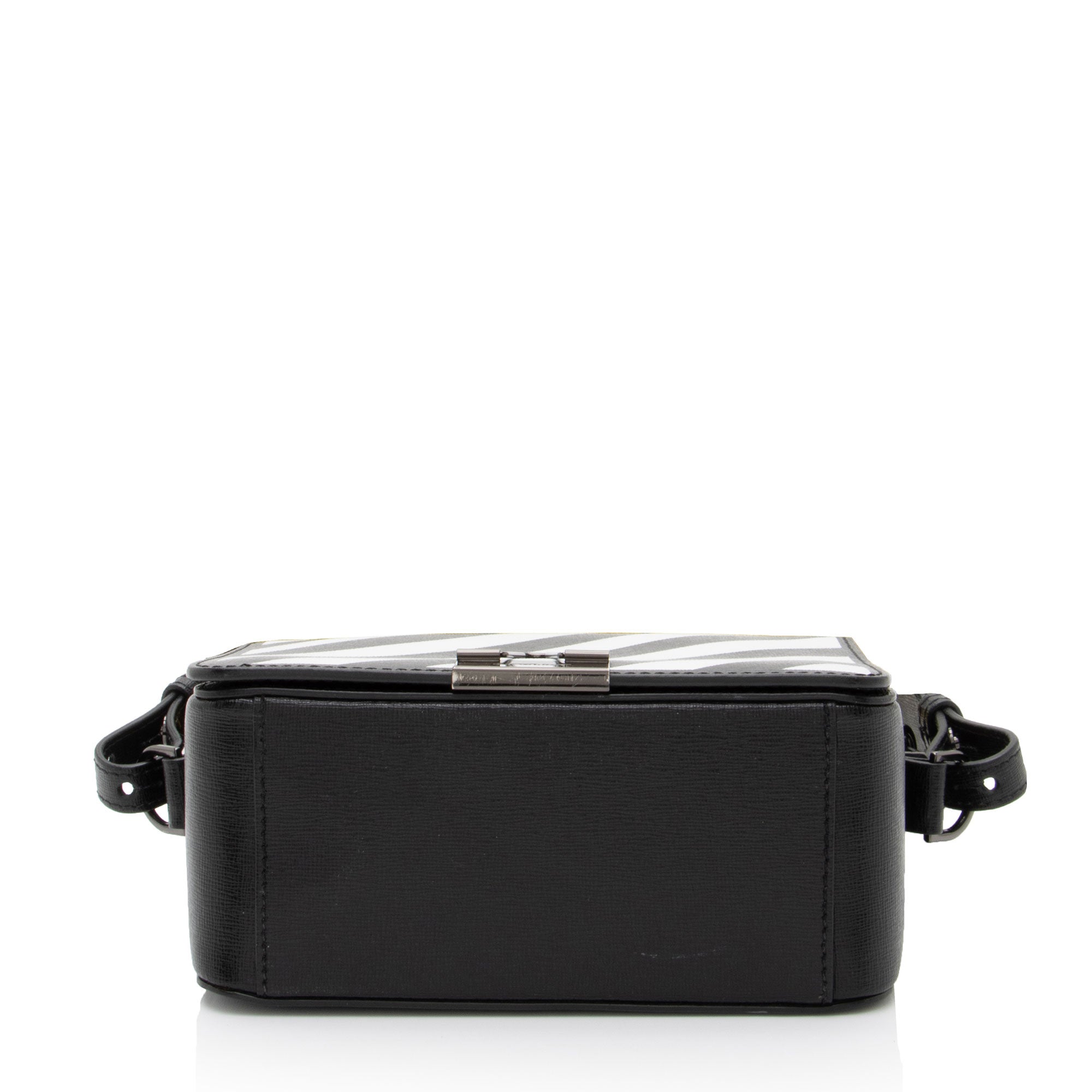 Off-White Leather Binder Clip Shoulder Bag