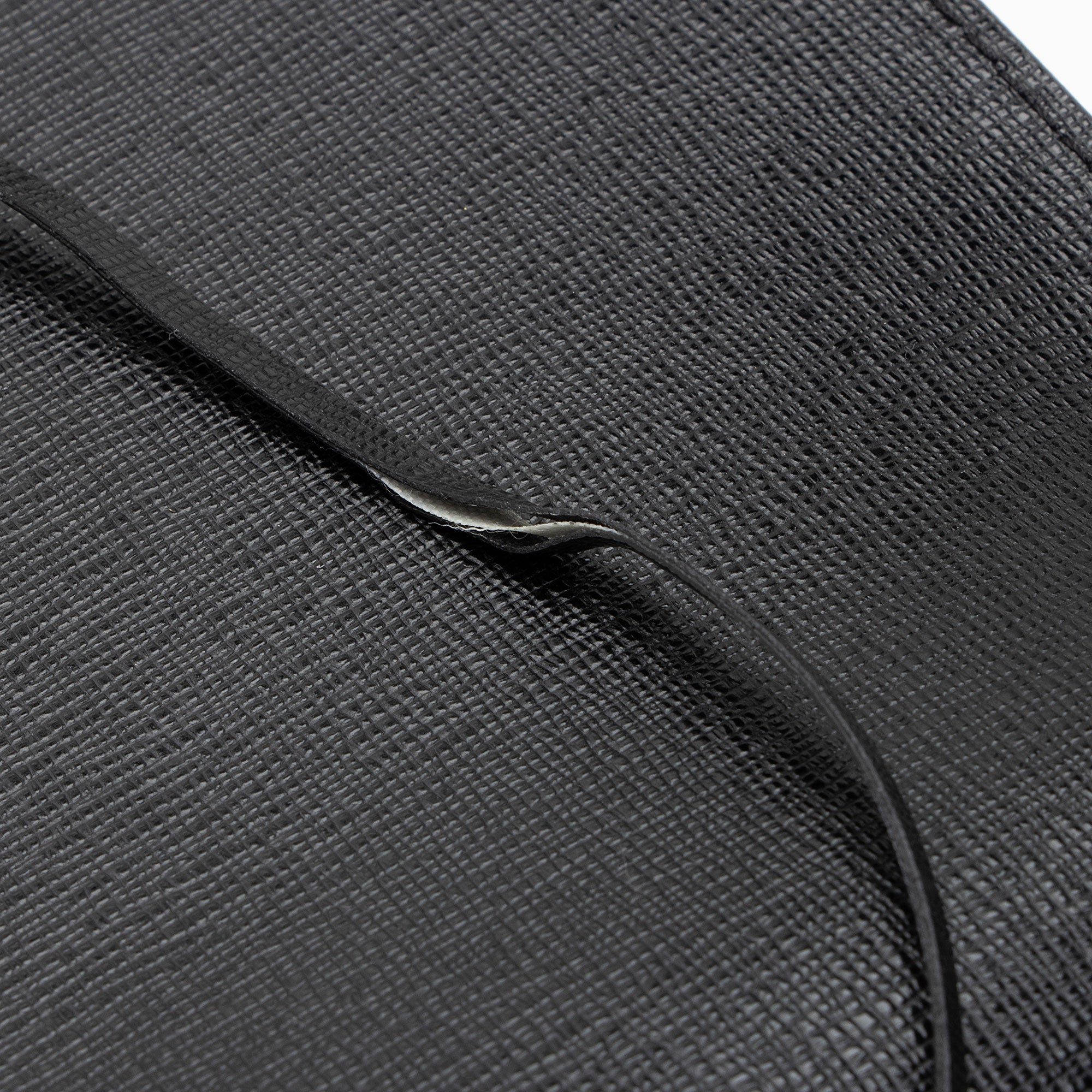 Off-White Leather Binder Clip Shoulder Bag