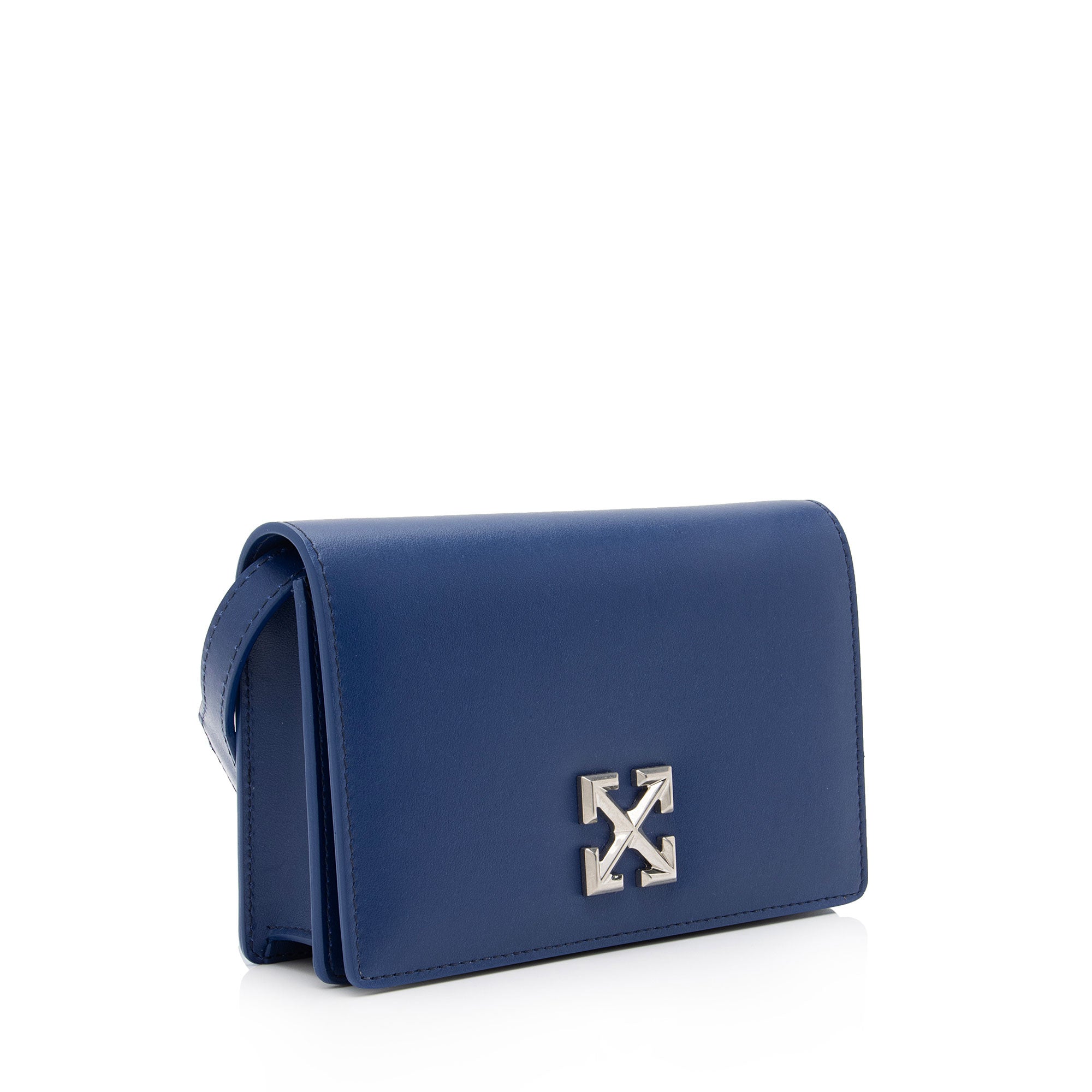 Off-White Leather Jitney 0.5 Flap Bag (SHF-bFcvkG)