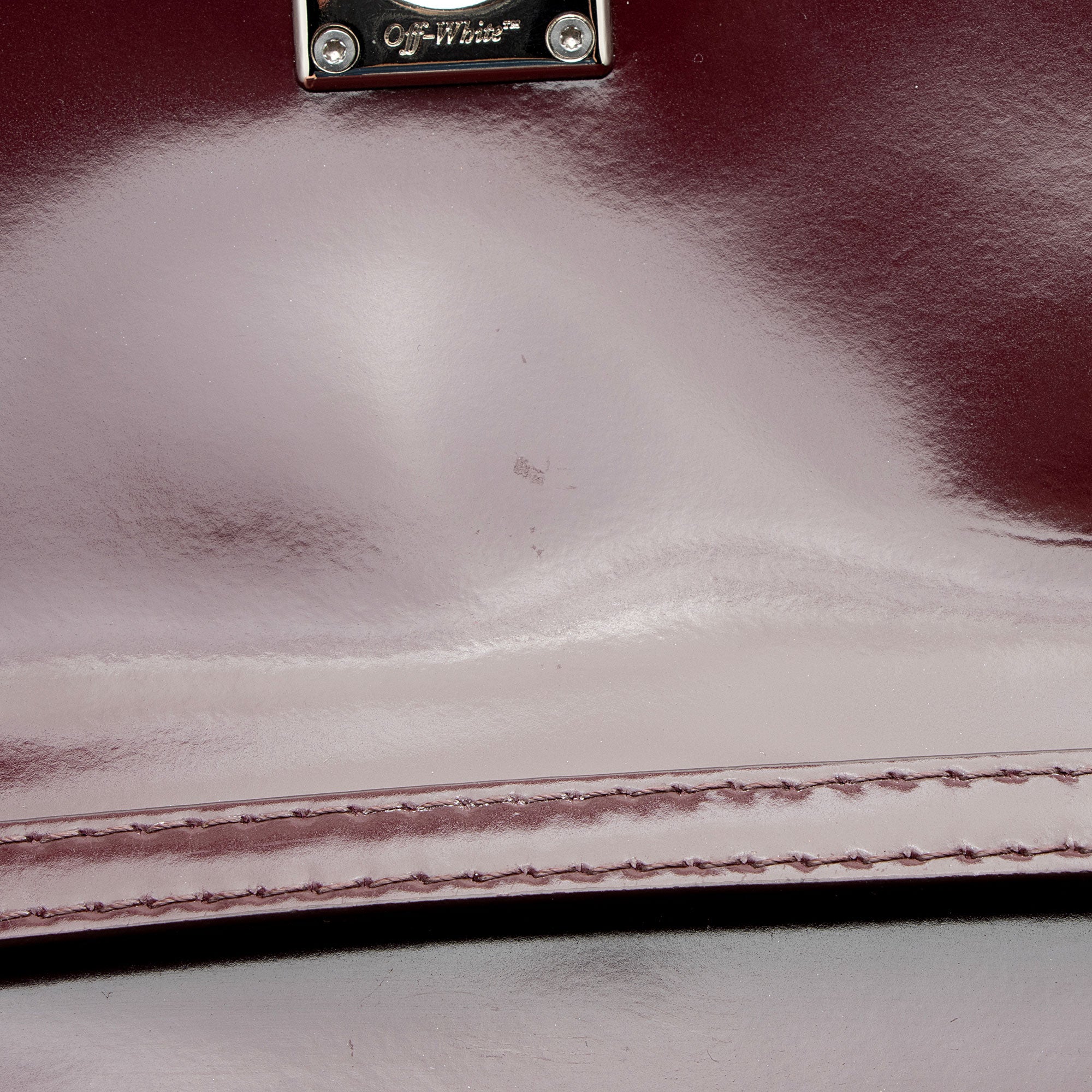 Off-White Leather Jitney 2.8 Bag