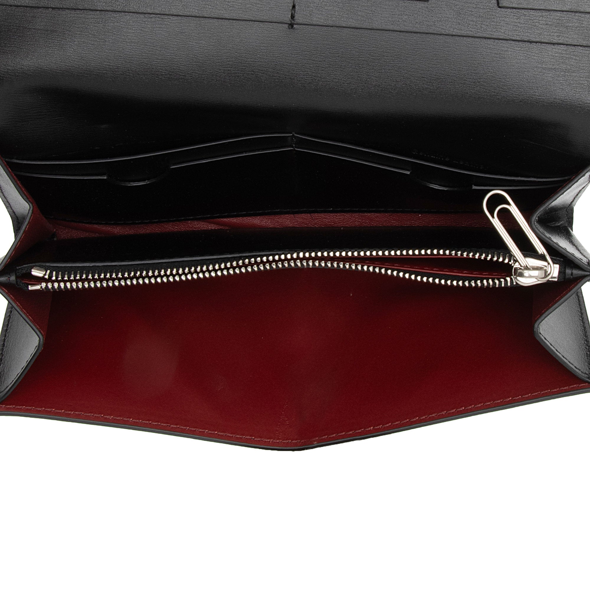 Off-White Leather Logo Jitney Wallet on Chain Bag (SHF-jyRj4w)