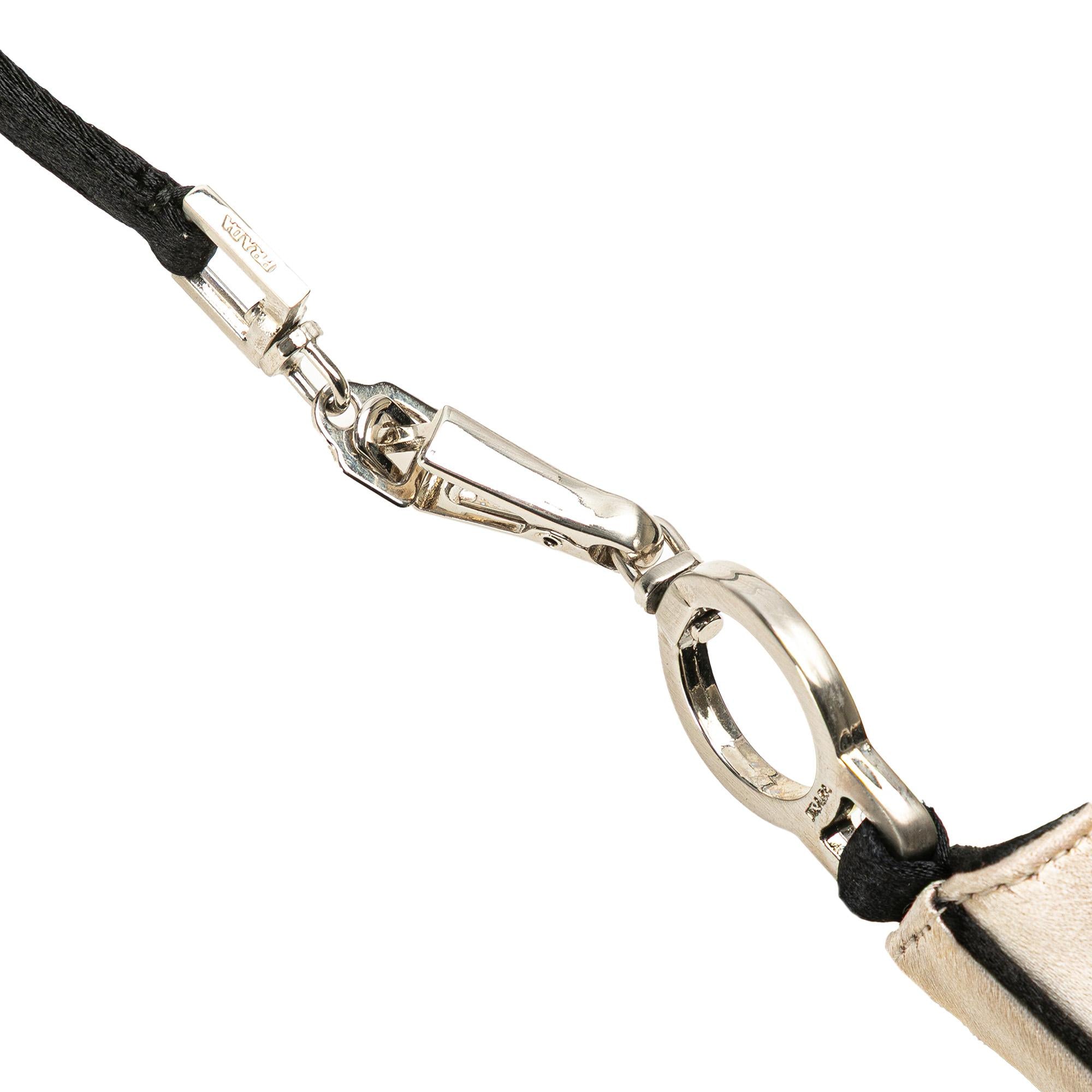 Prada Beaded Satin Cleo Shoulder Bag