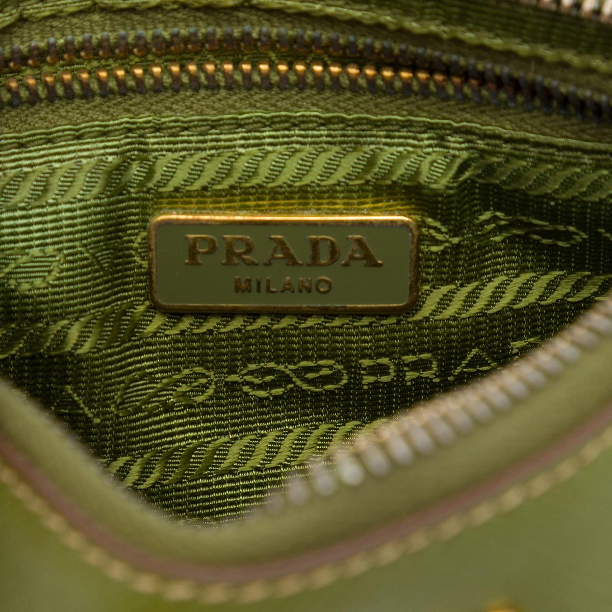 Prada Bicolor Saffiano Shoulder Bag