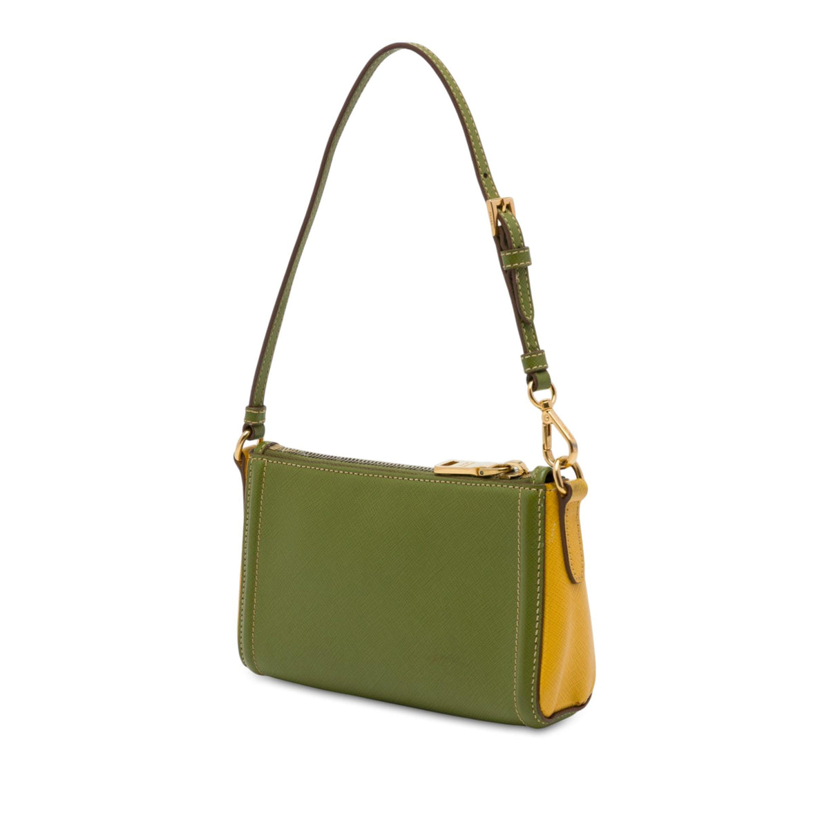 Prada Bicolor Saffiano Shoulder Bag