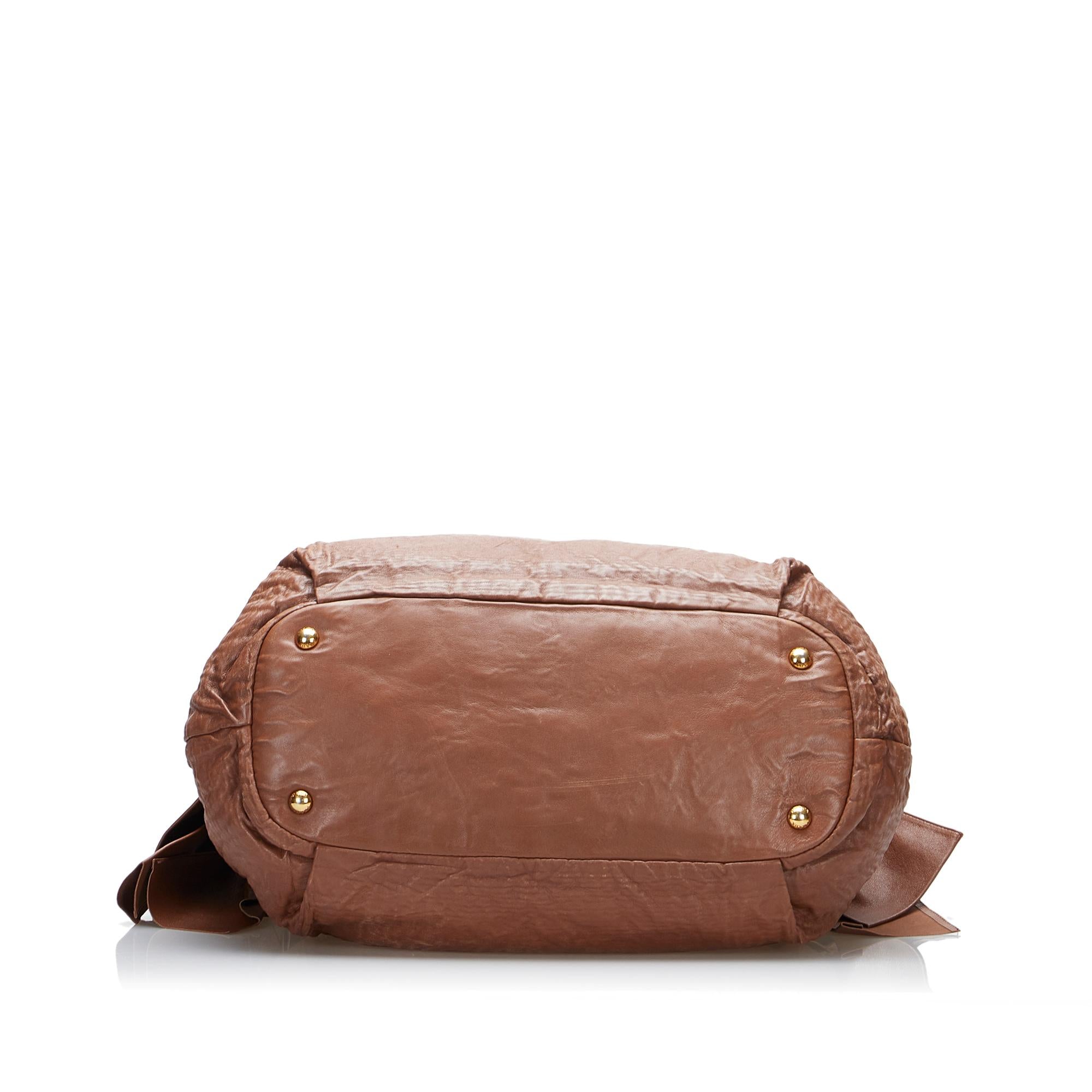 Prada Bow Nappa Bag (SHG-iwvHM7)