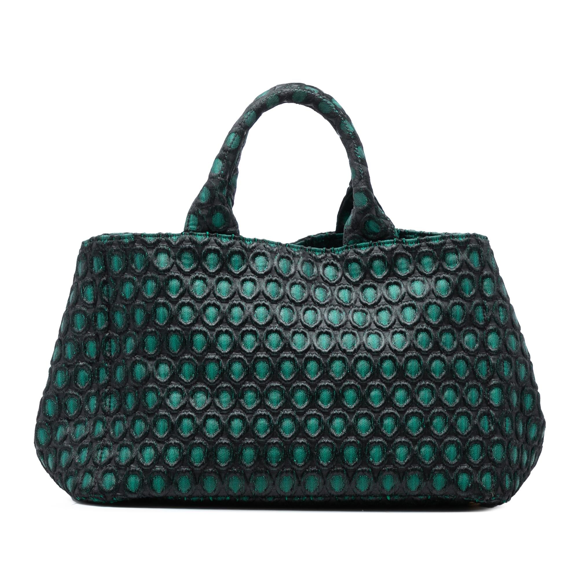 Prada Broccato Canapa Satchel