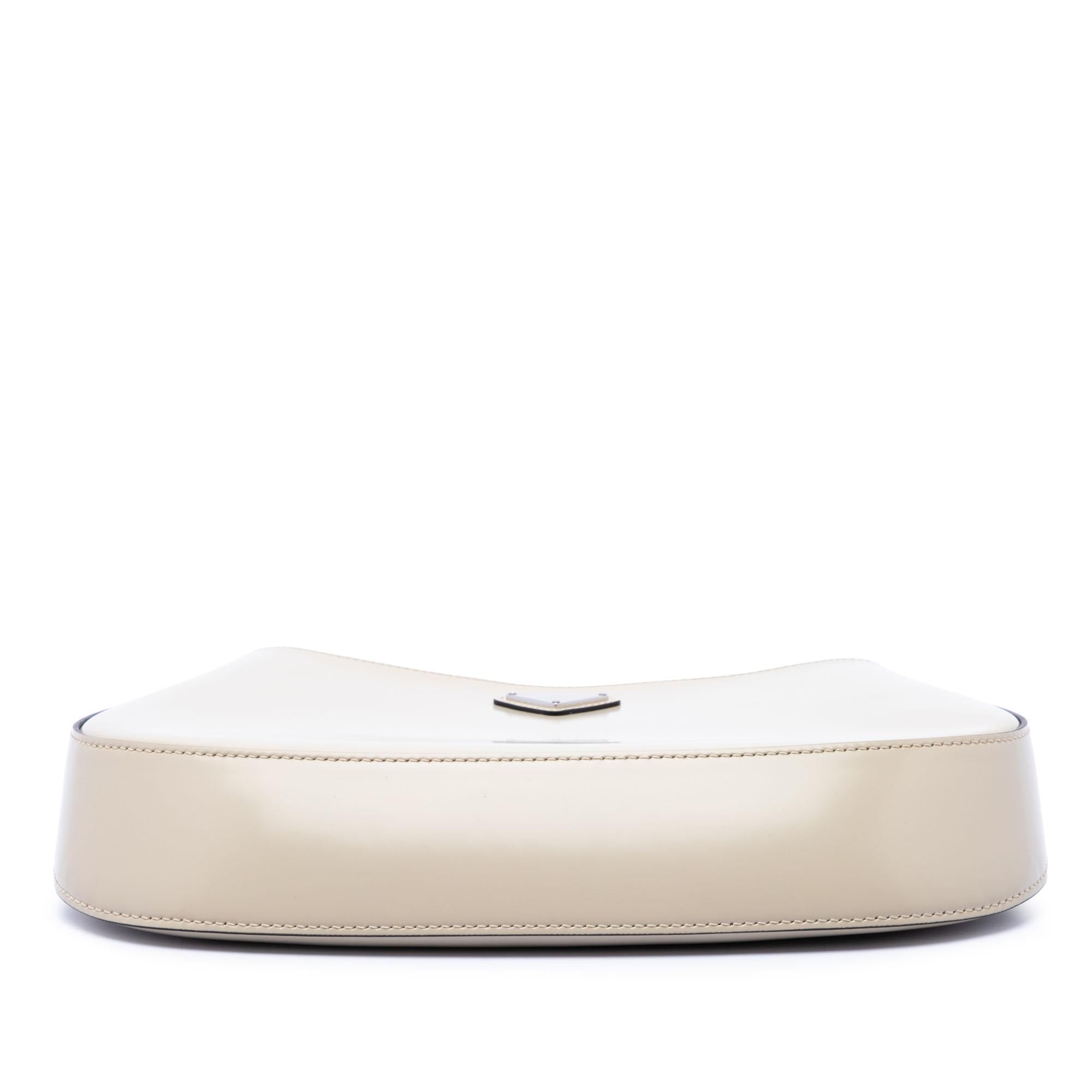 Prada Brushed Leather Cleo Shoulder Bag