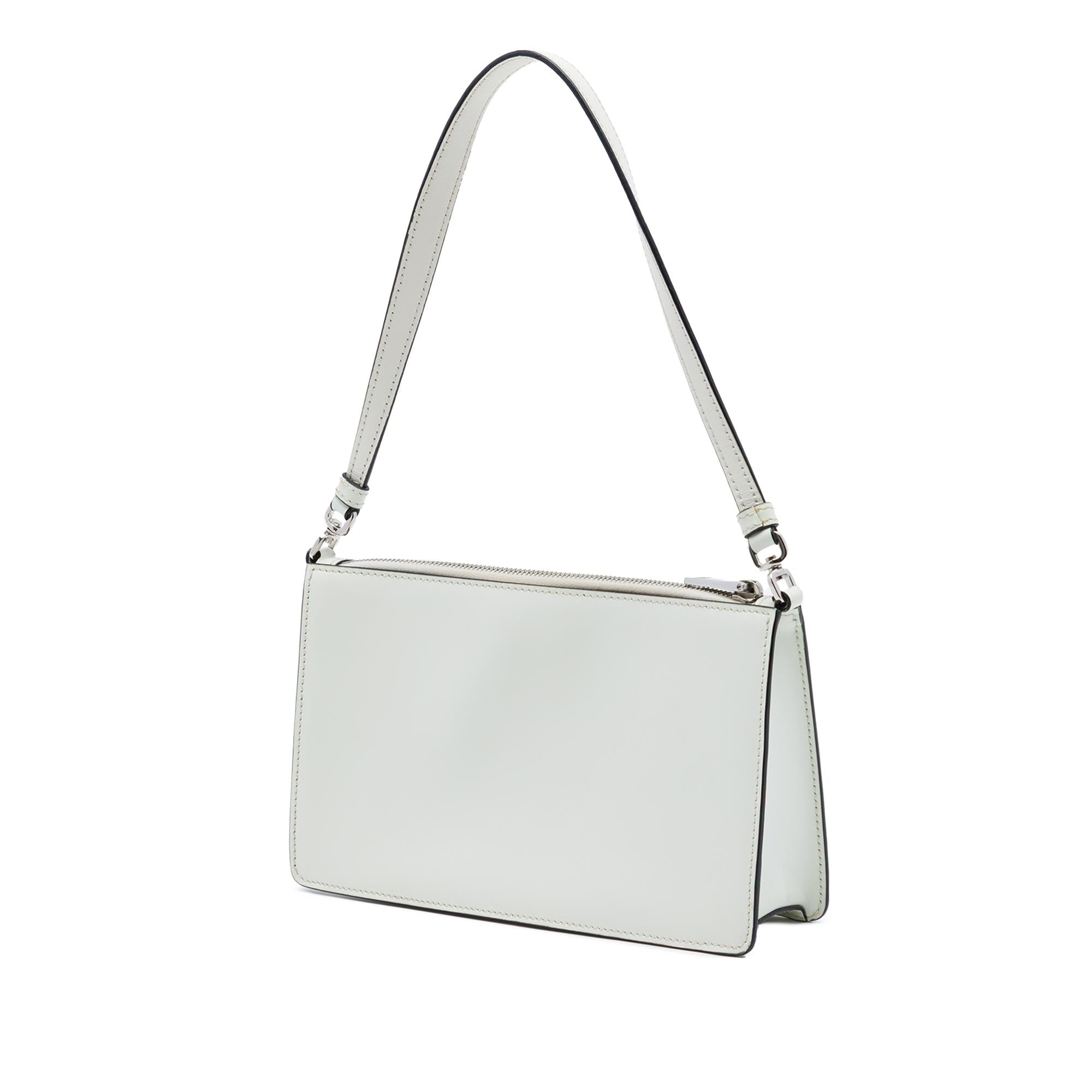 Prada Brushed Leather Shoulder Bag