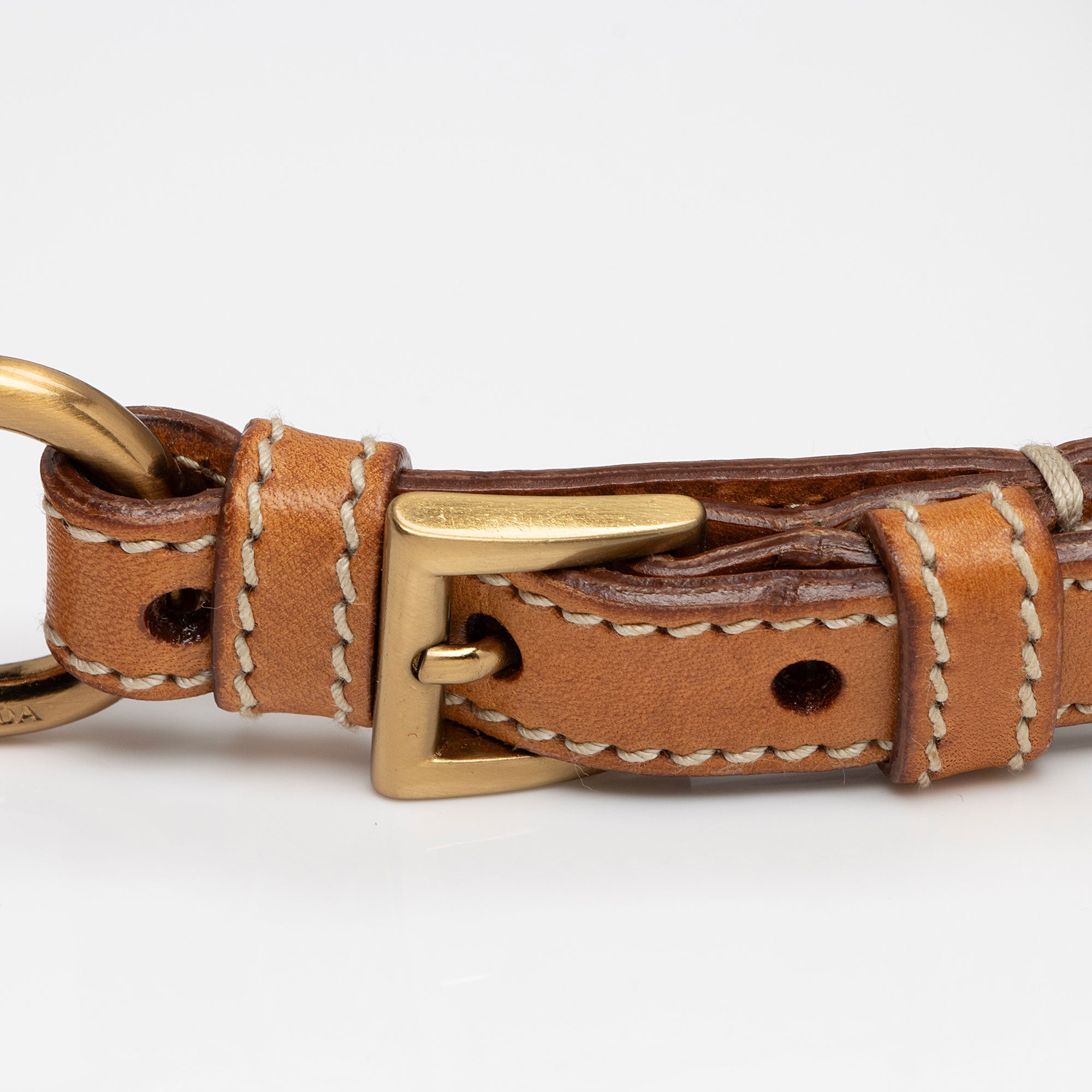 Prada Buffalo Sound Flap Padlock Shoulder Bag (SHF-9Xfle4)