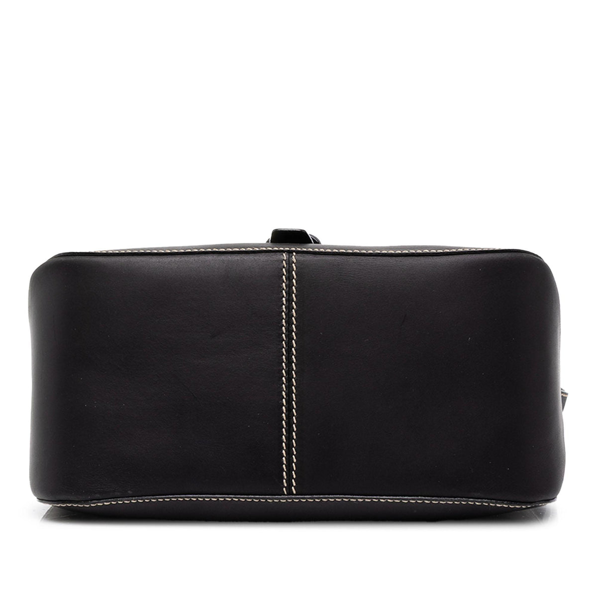 Prada Calfskin Buckle Messenger Bag