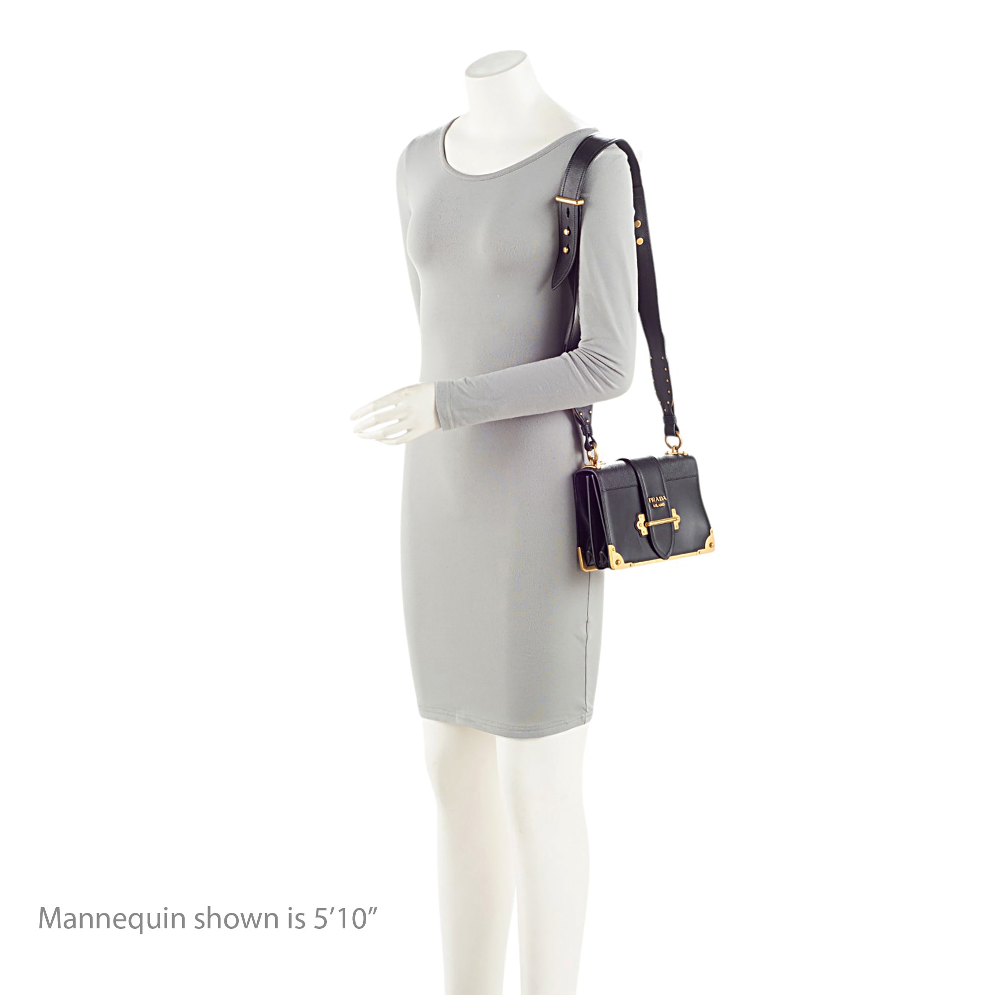 Prada Calfskin Cahier Shoulder Bag