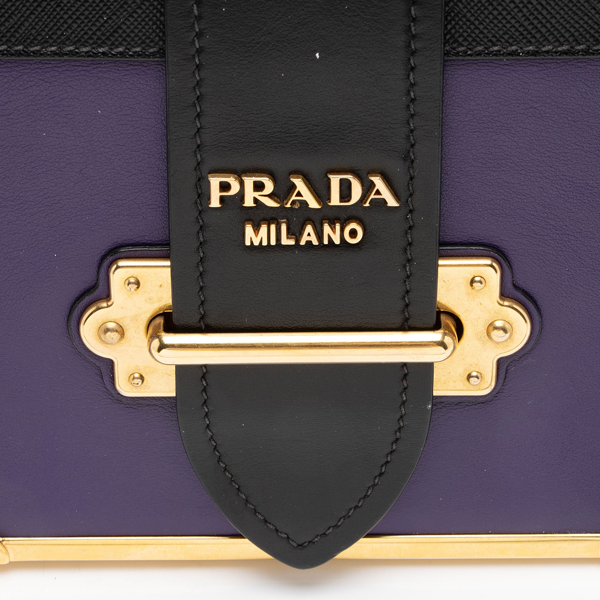 Prada Calfskin Cahier Shoulder Bag