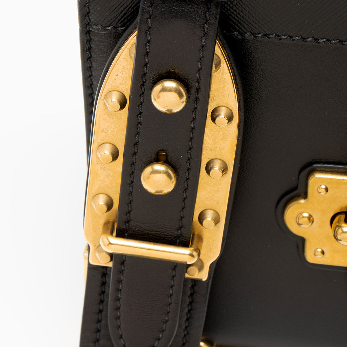 Prada Calfskin Cahier Shoulder Bag