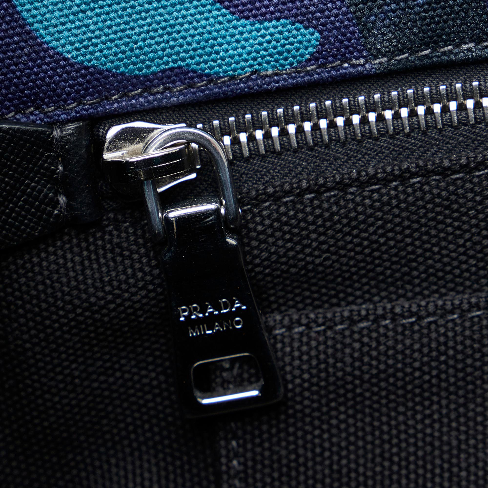 Prada Canapa Camouflage Satchel (SHG-4x7QcG)