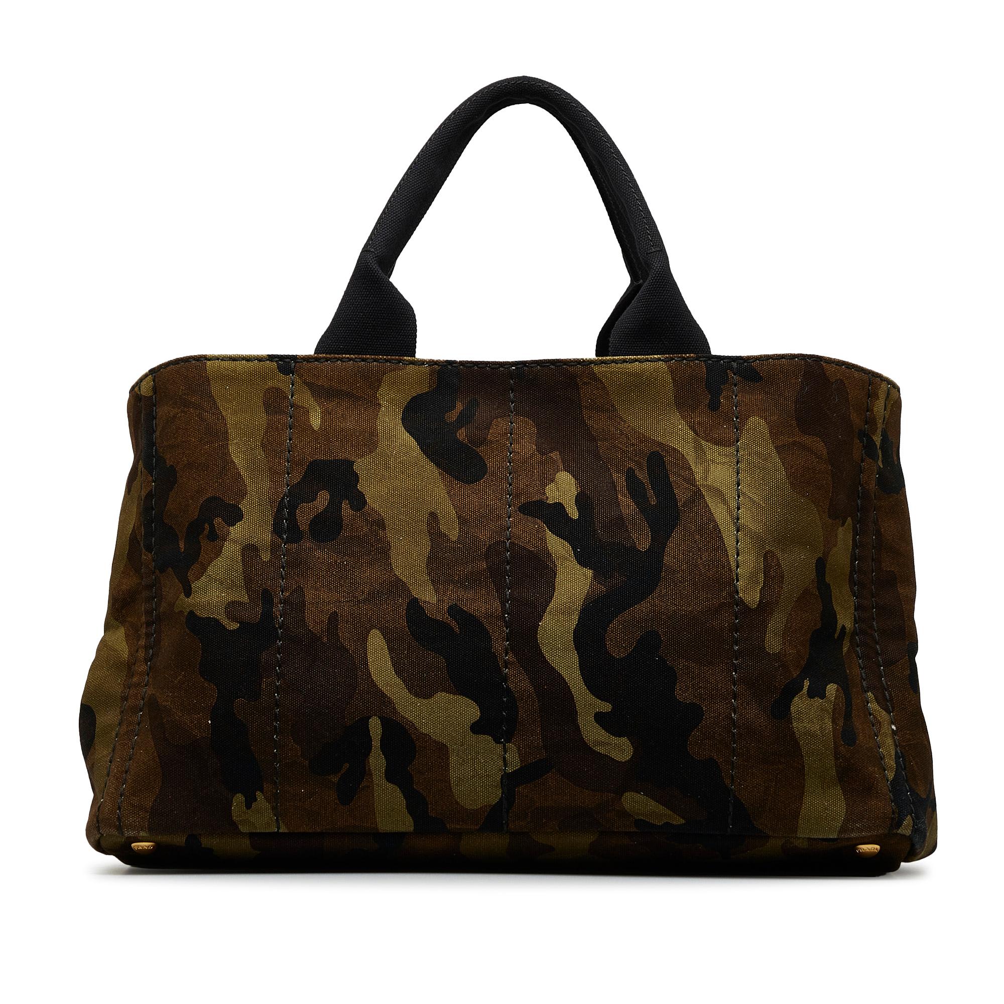 Prada Canapa Camouflage Tote Bag (SHG-o43dIN)