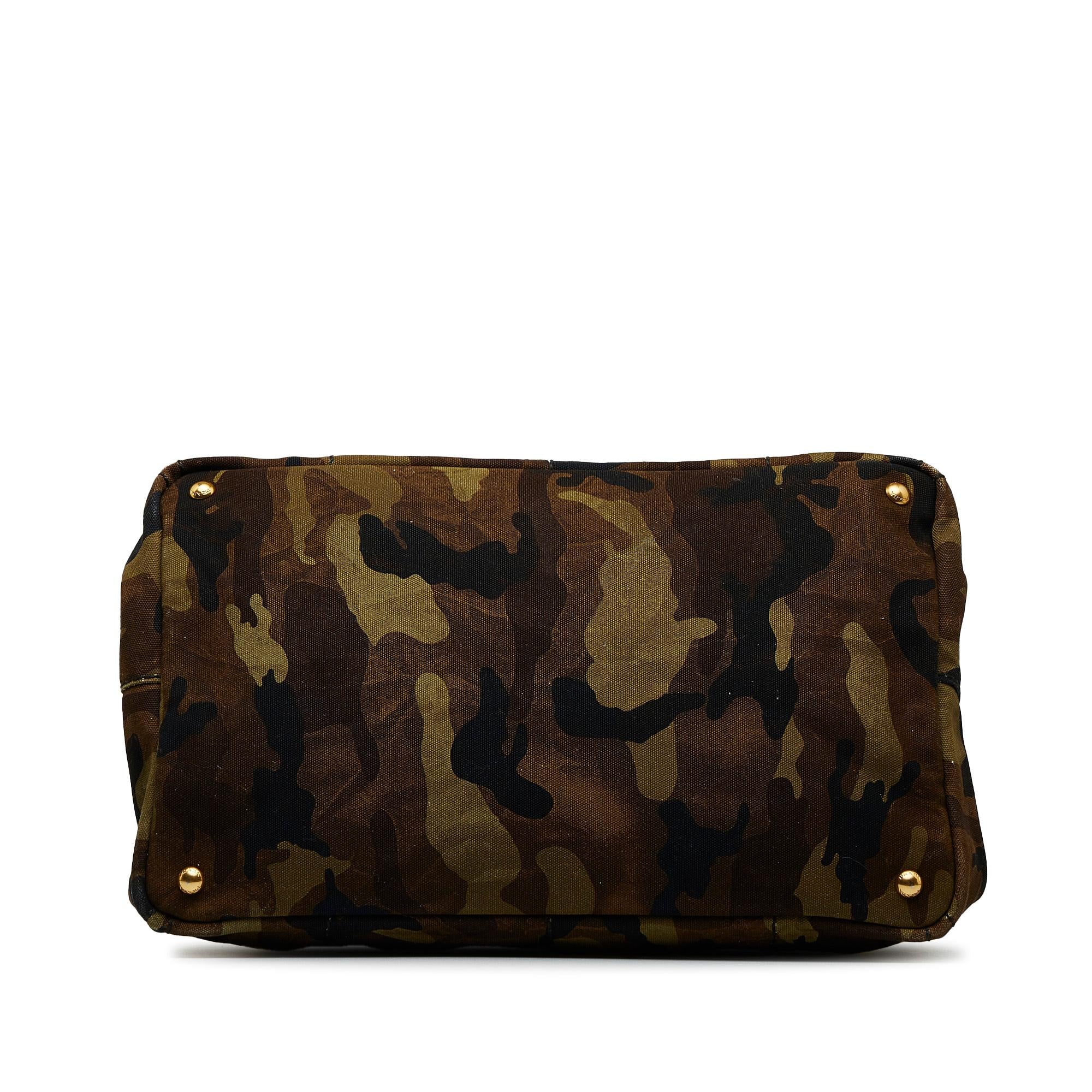 Prada Canapa Camouflage Tote Bag (SHG-o43dIN)