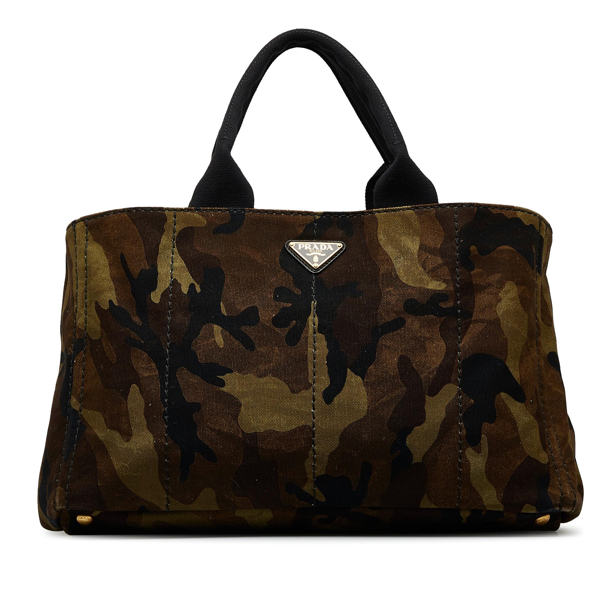 Prada Canapa Camouflage Tote Bag (SHG-o43dIN)